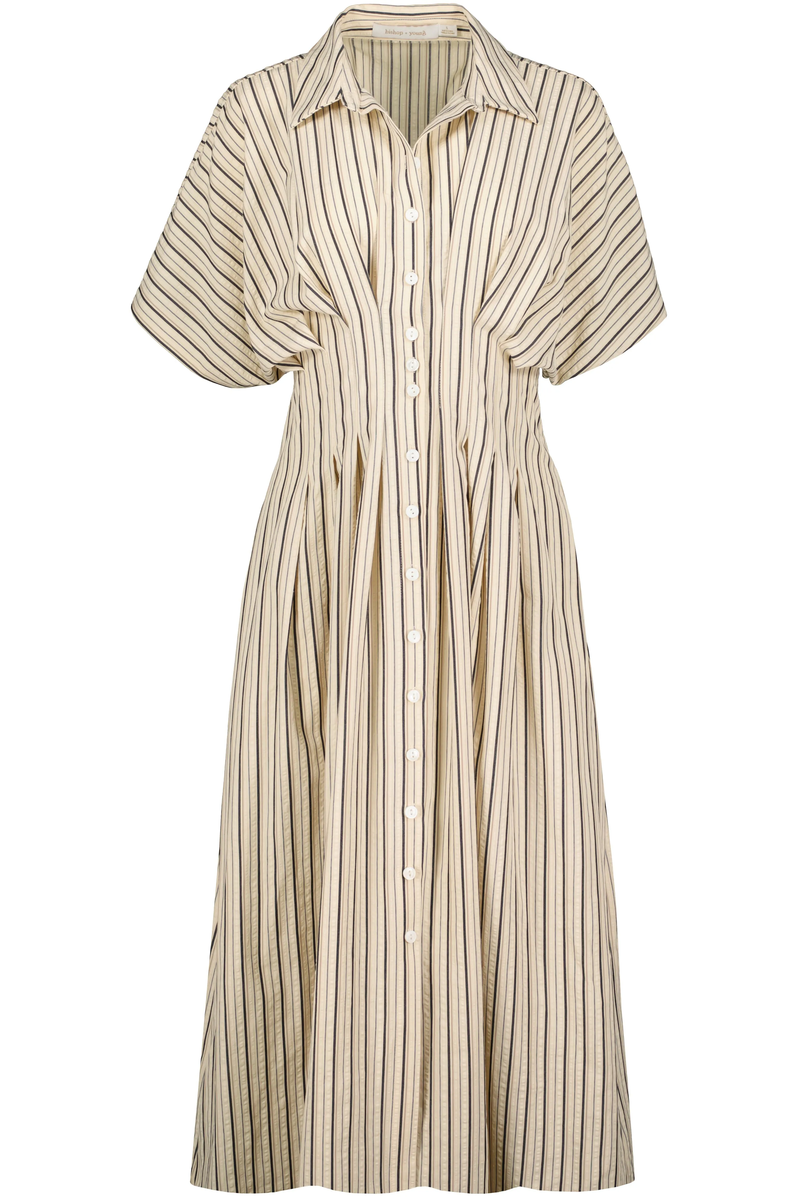 Maude Waist Detail Shirtdress sold by bishop + young product image thumbnail 3