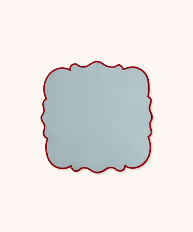 Set 2 Tovaglioli Azzurro/Rosso sold by Bitossi