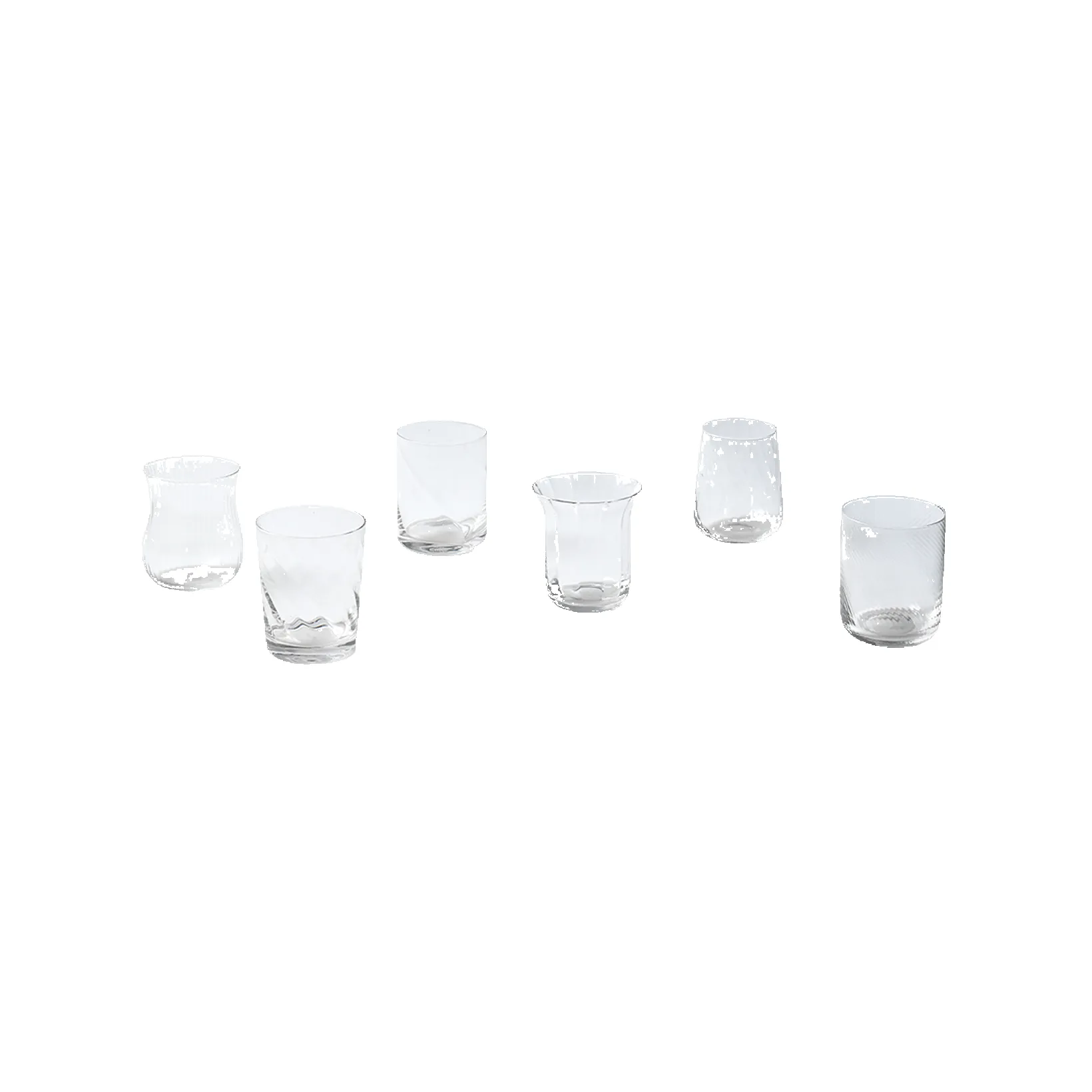 Set 6 Tumbler Texture Trasparente sold by Bitossi product image thumbnail 3
