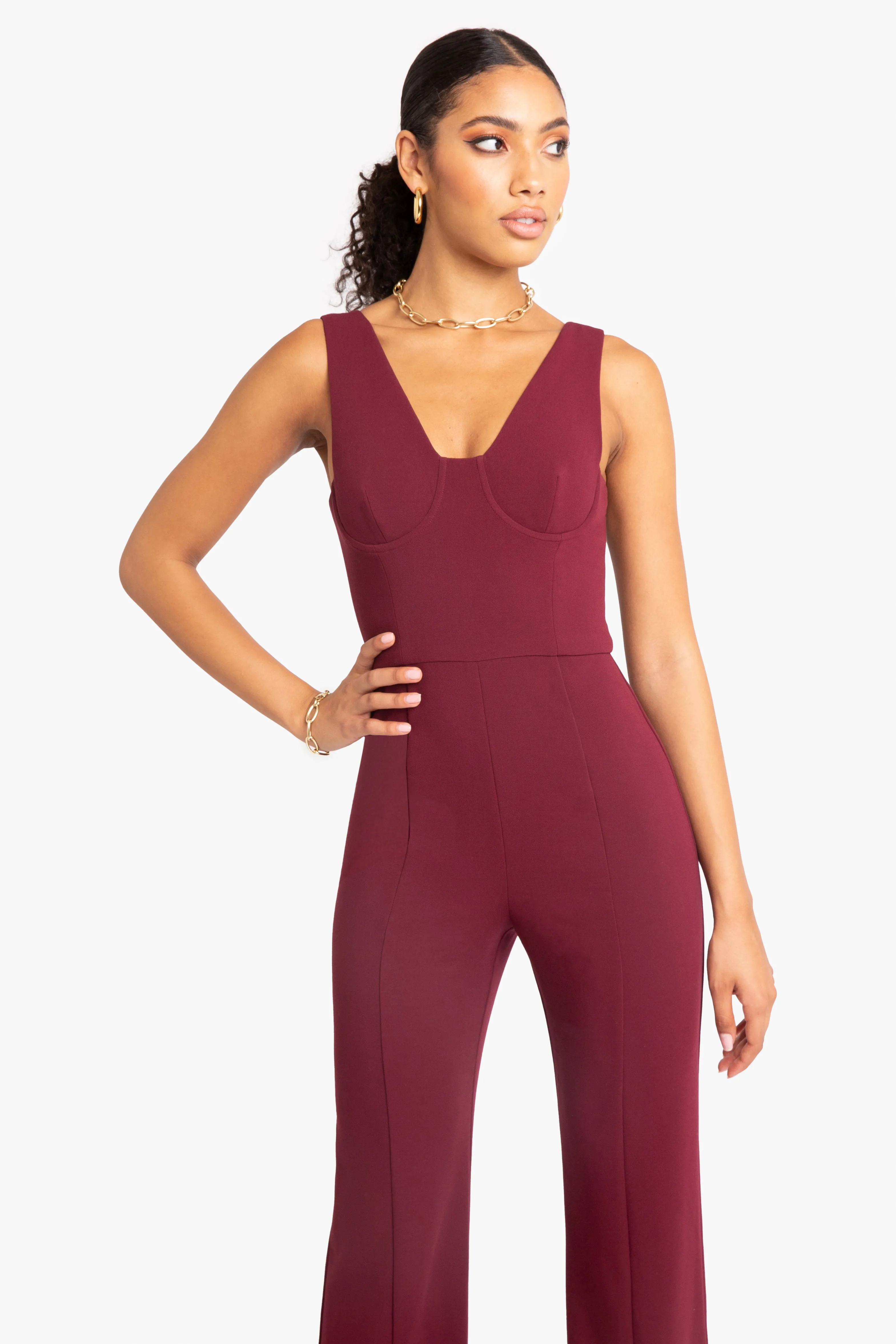 Cullen Jumpsuit sold by Black Halo product image thumbnail 3