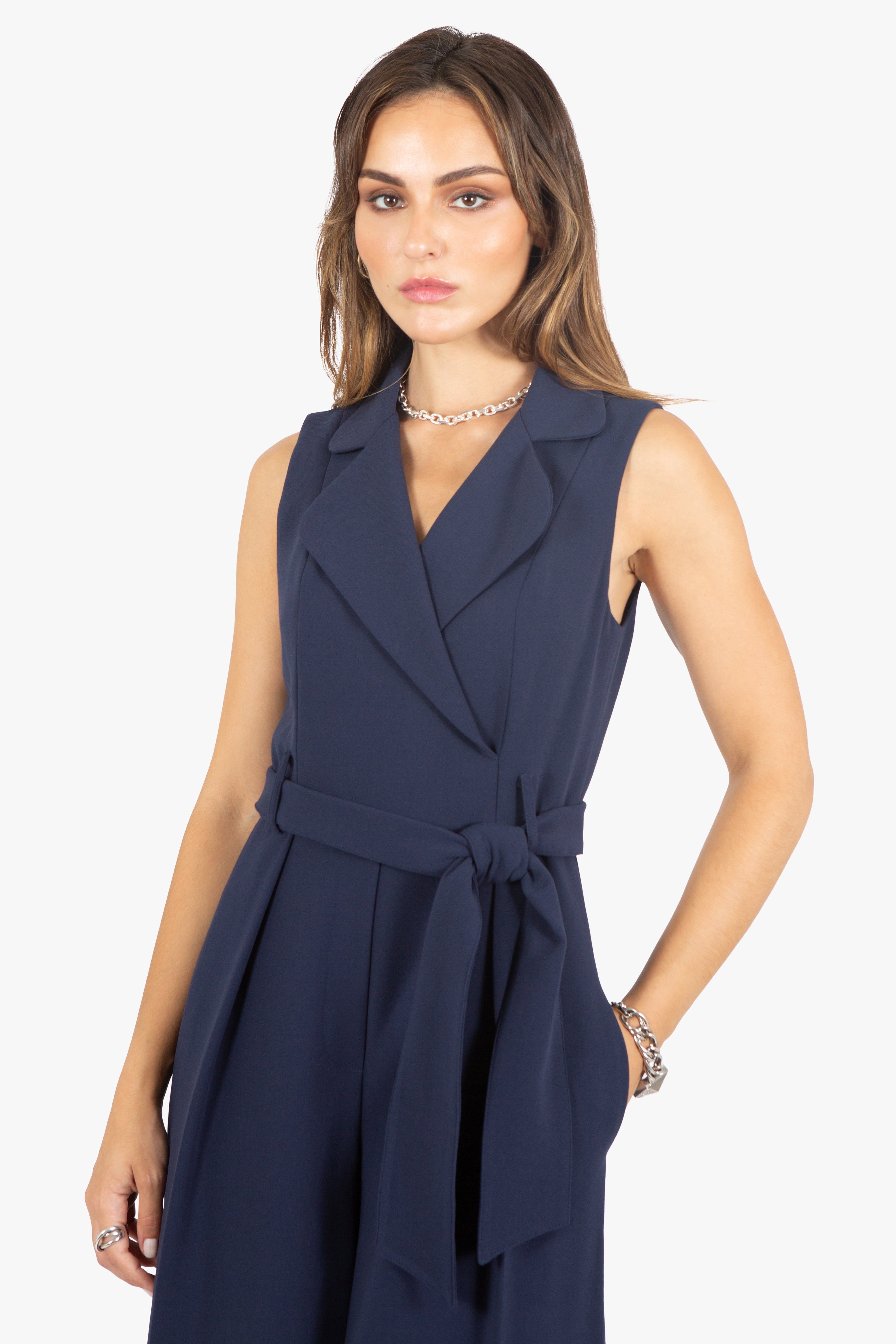 Danica Cropped Jumpsuit sold by Black Halo product image thumbnail 3