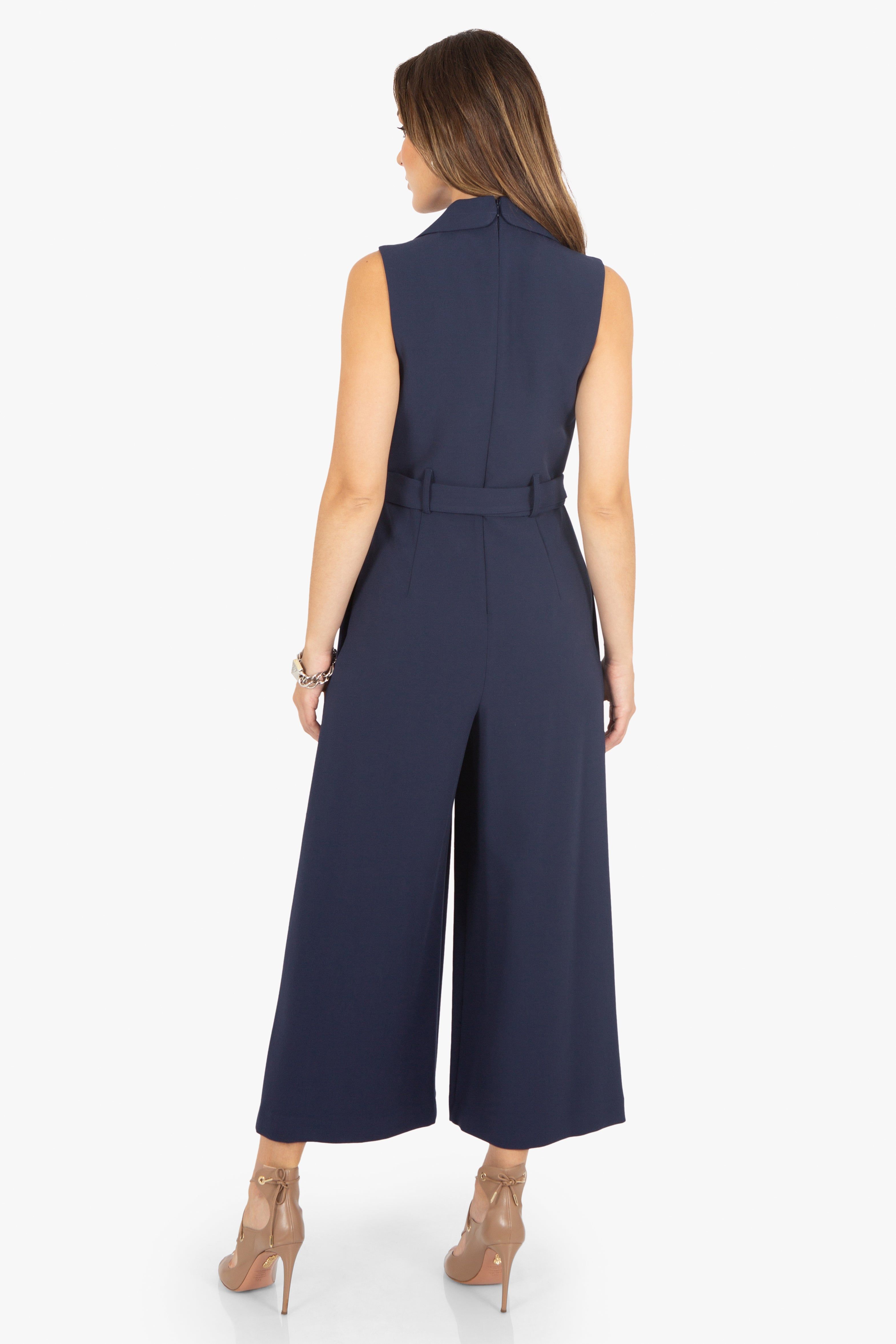 Danica Cropped Jumpsuit sold by Black Halo product image thumbnail 5