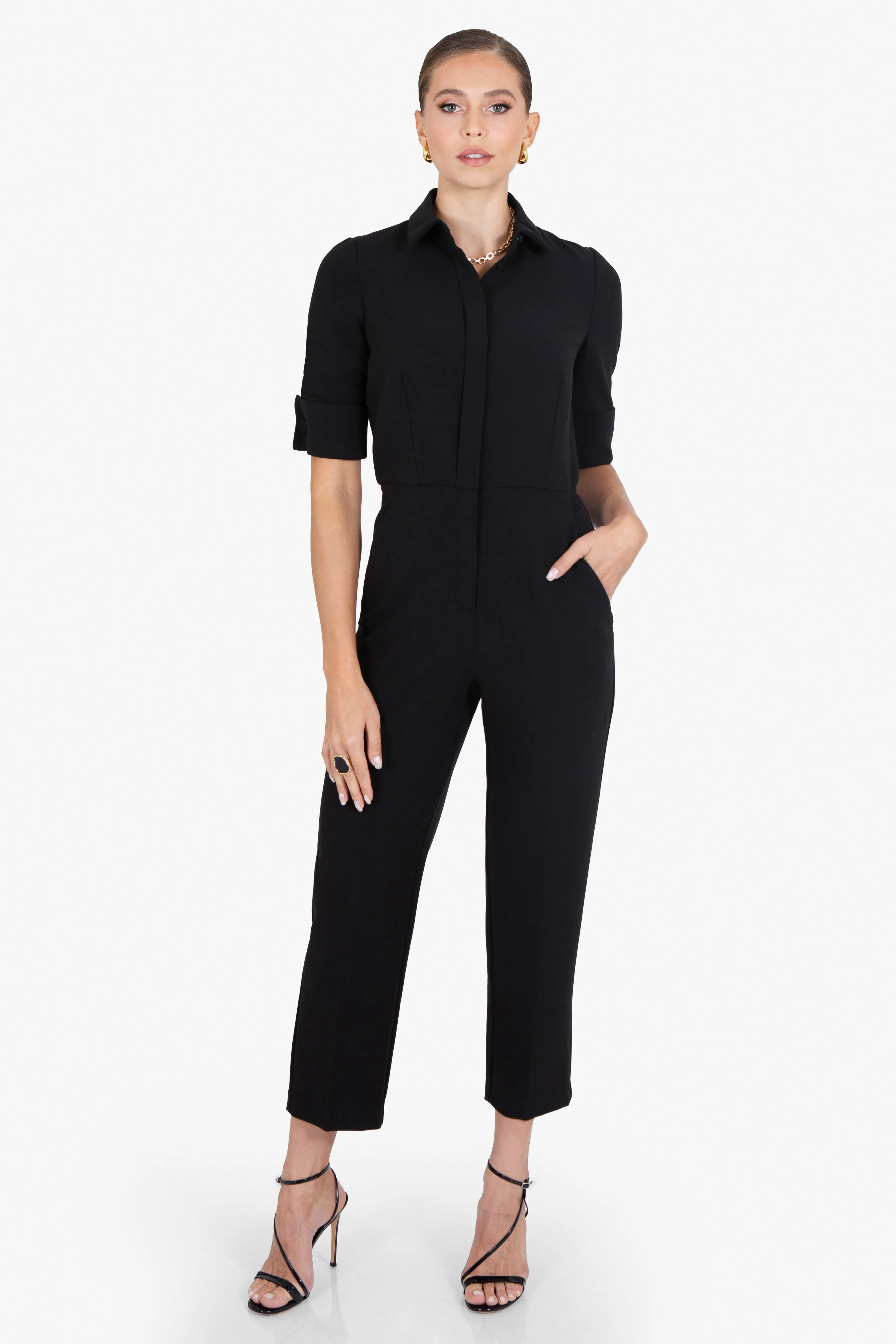 Van Jumpsuit sold by Black Halo product image thumbnail 5