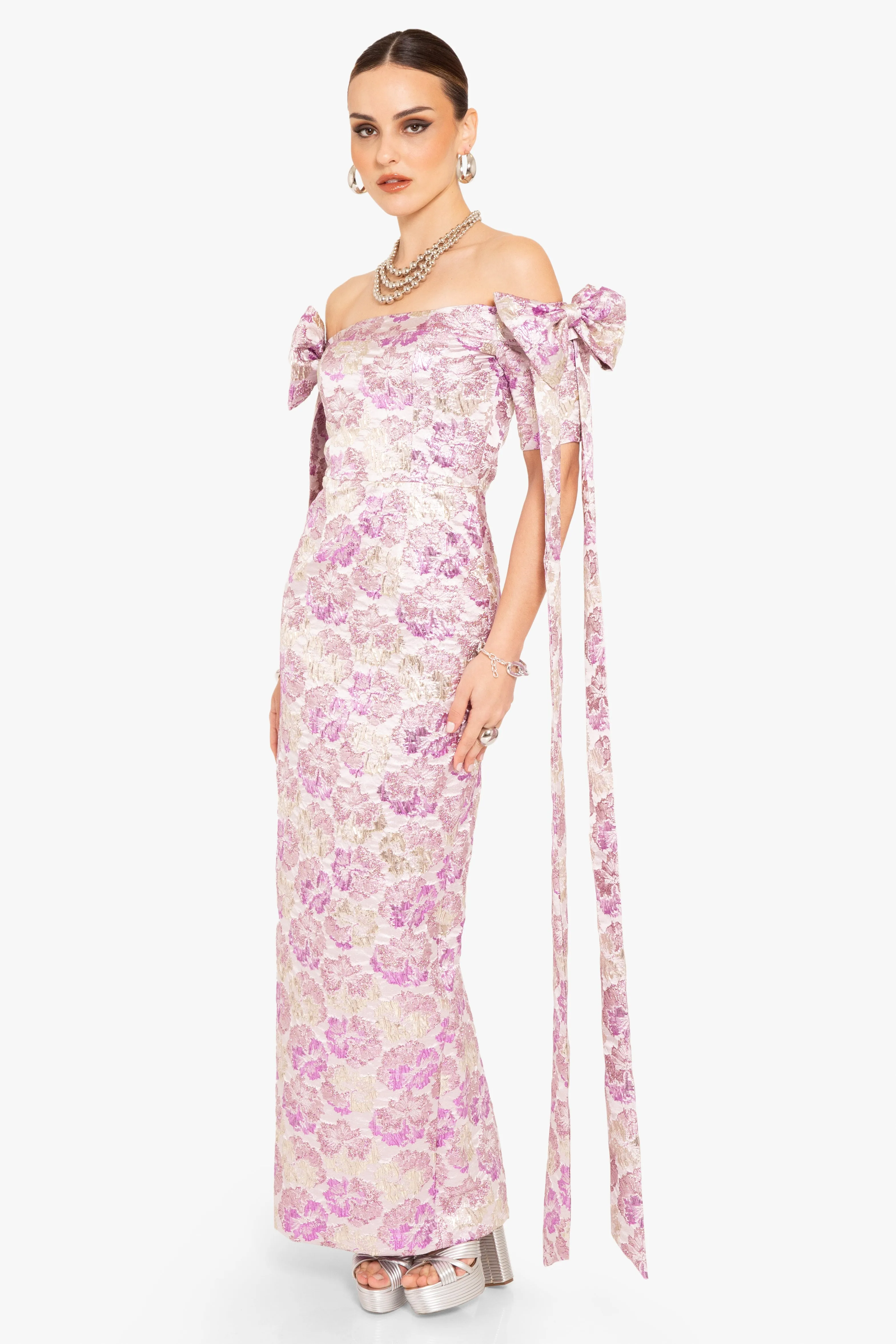 Paisley Gown sold by Black Halo product image thumbnail 2