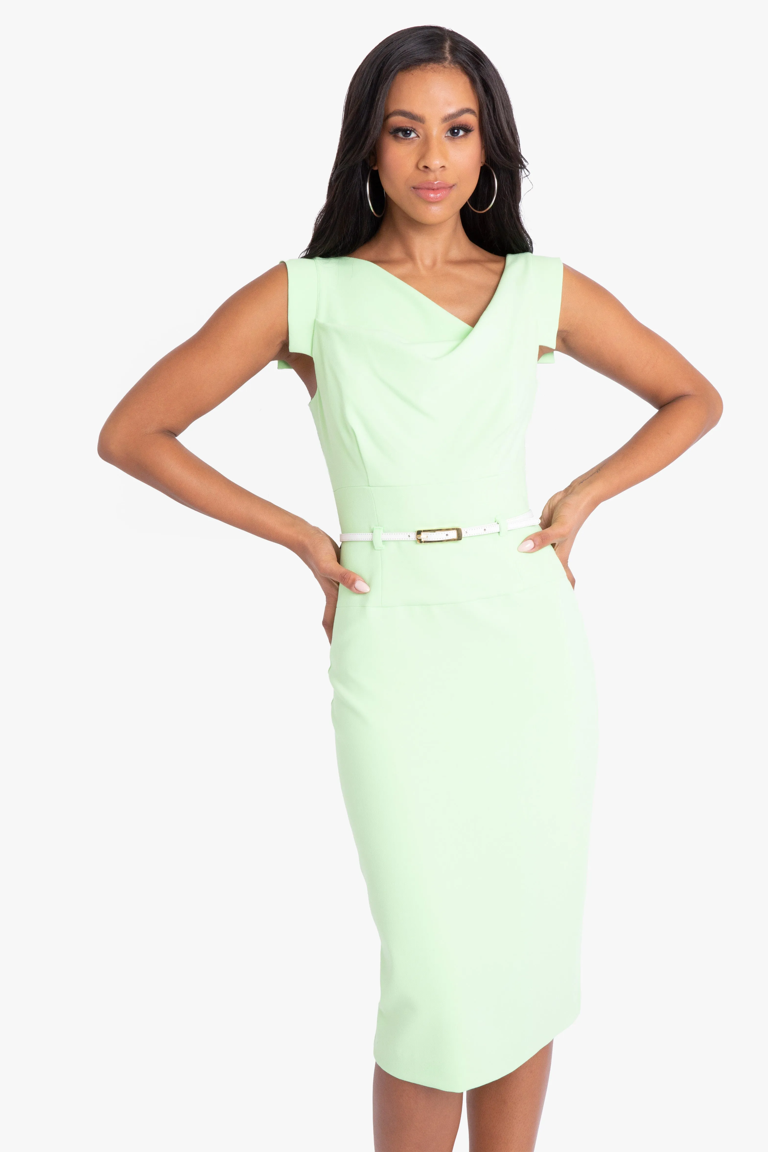 Jackie O Sheath Dress sold by Black Halo product image thumbnail 3