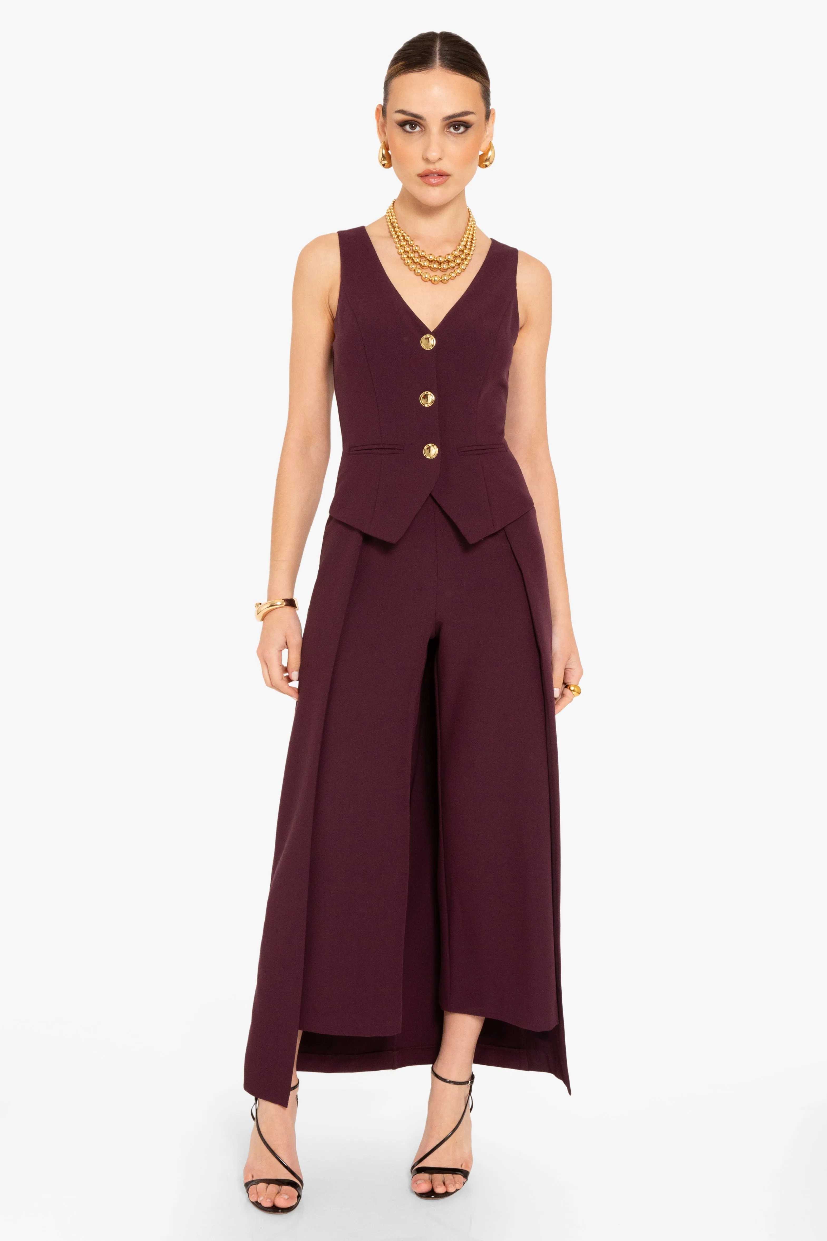 Irene Jumpsuit sold by Black Halo