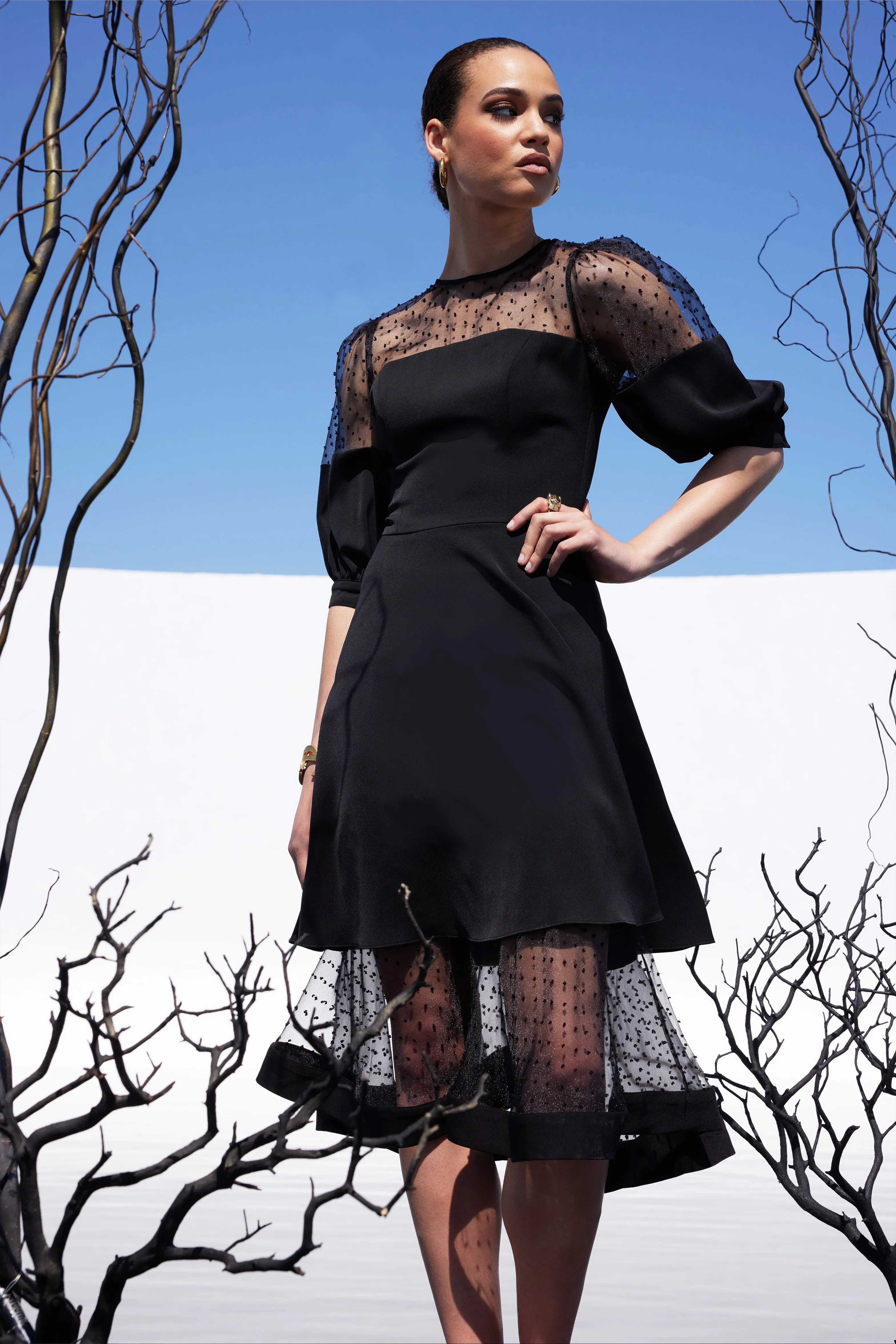 Regina Dress sold by Black Halo product image thumbnail 2