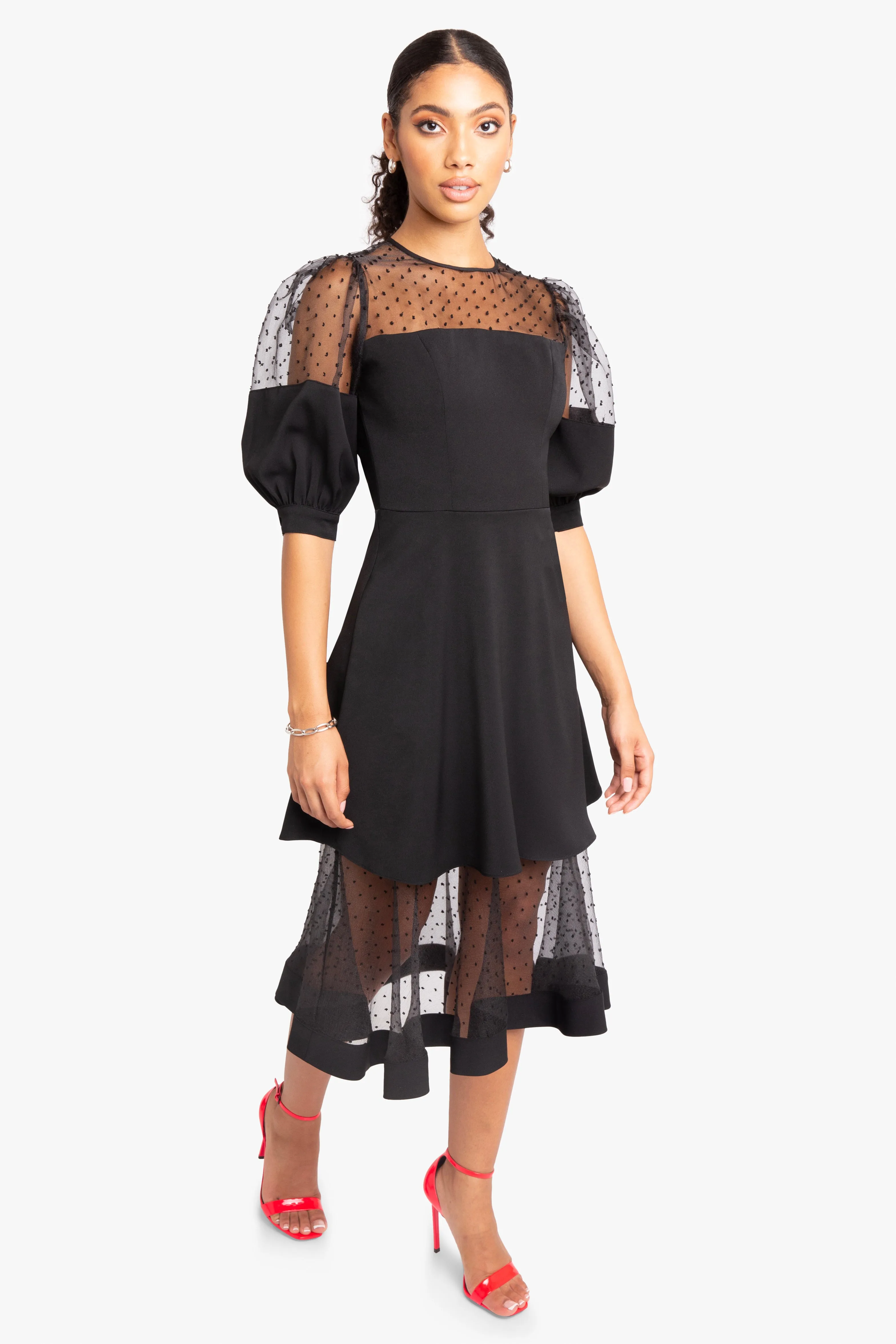 Regina Dress sold by Black Halo product image thumbnail 3