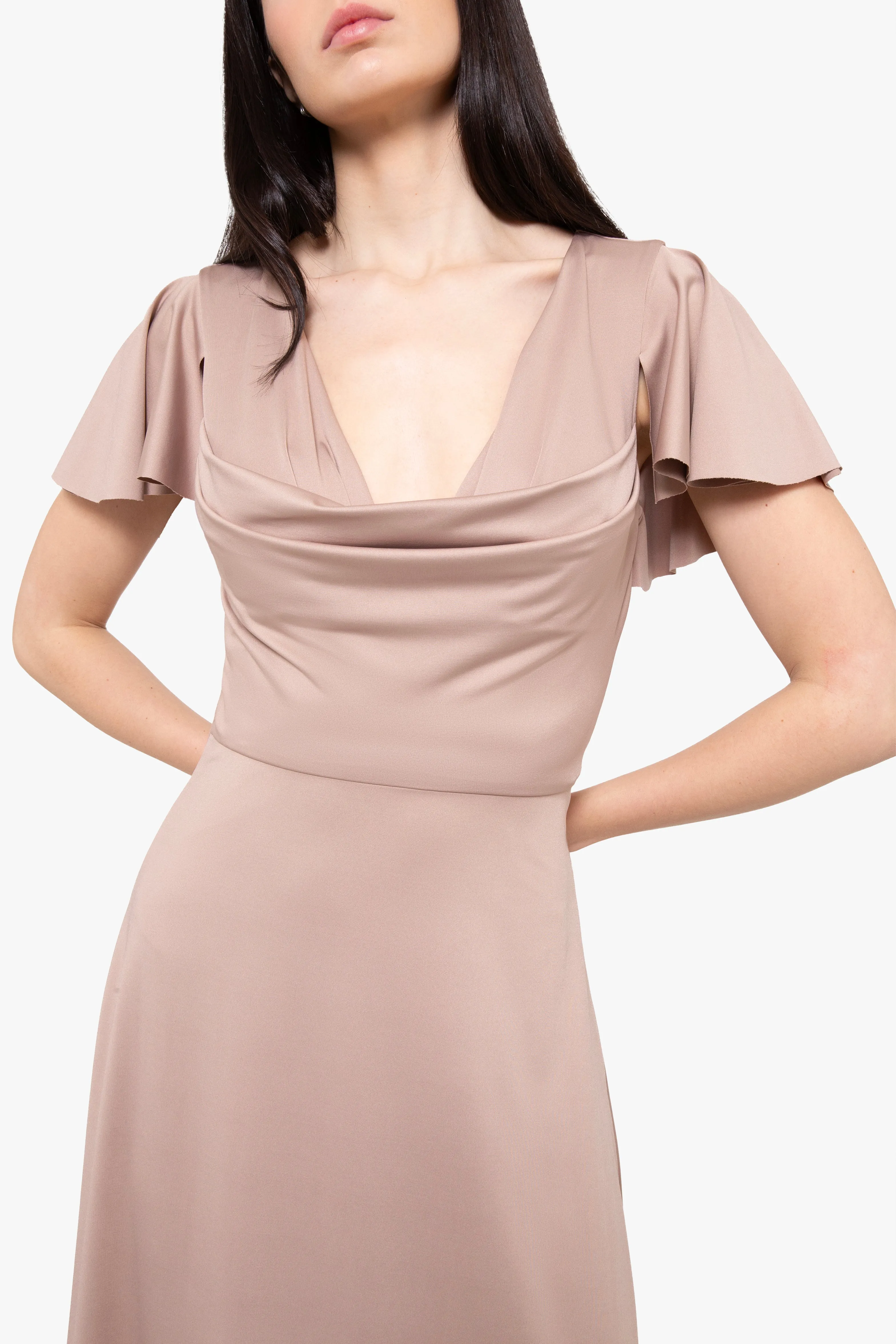 Anabela Midi Dress sold by Black Halo product image thumbnail 4