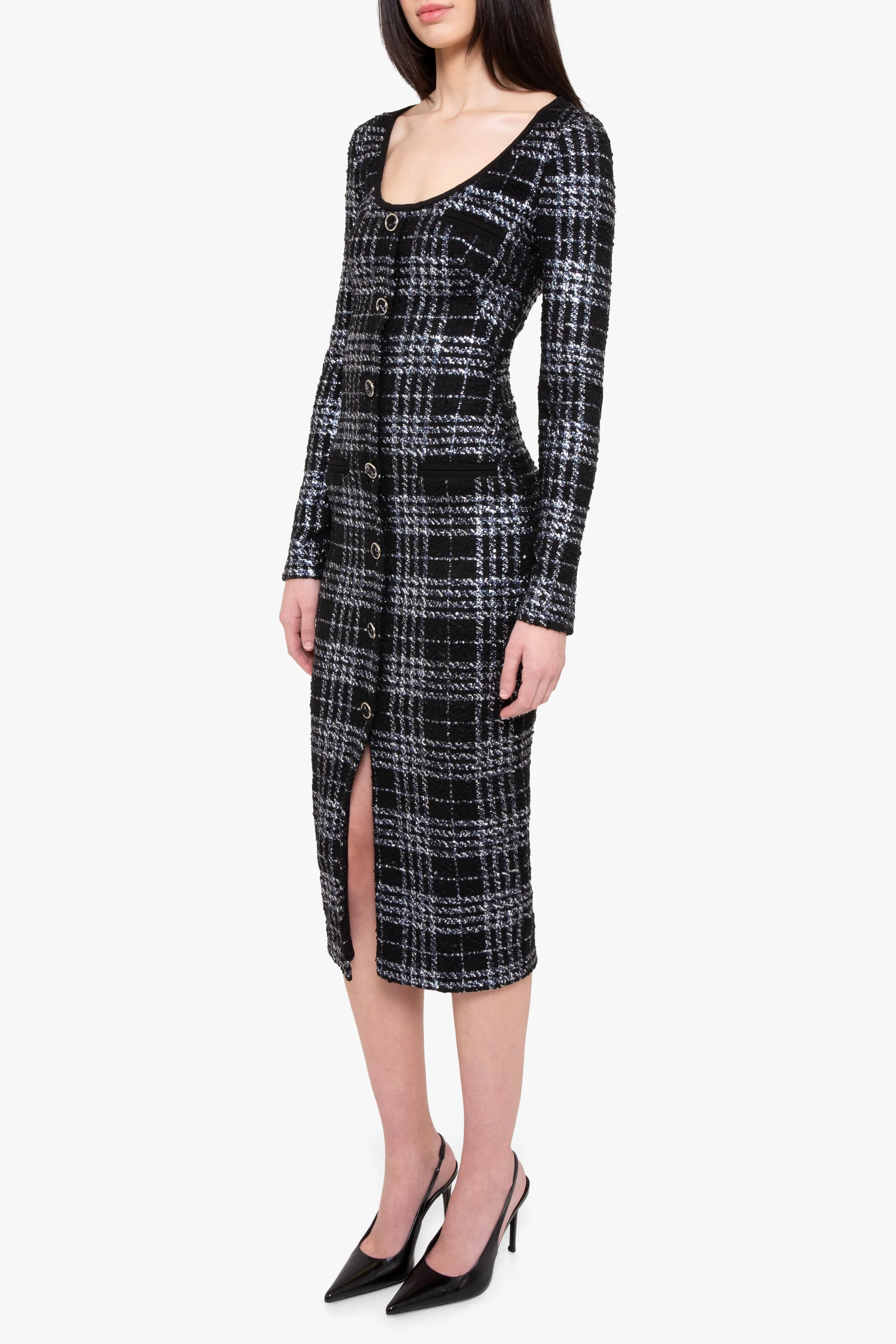 Mae Midi Dress sold by Black Halo product image thumbnail 3