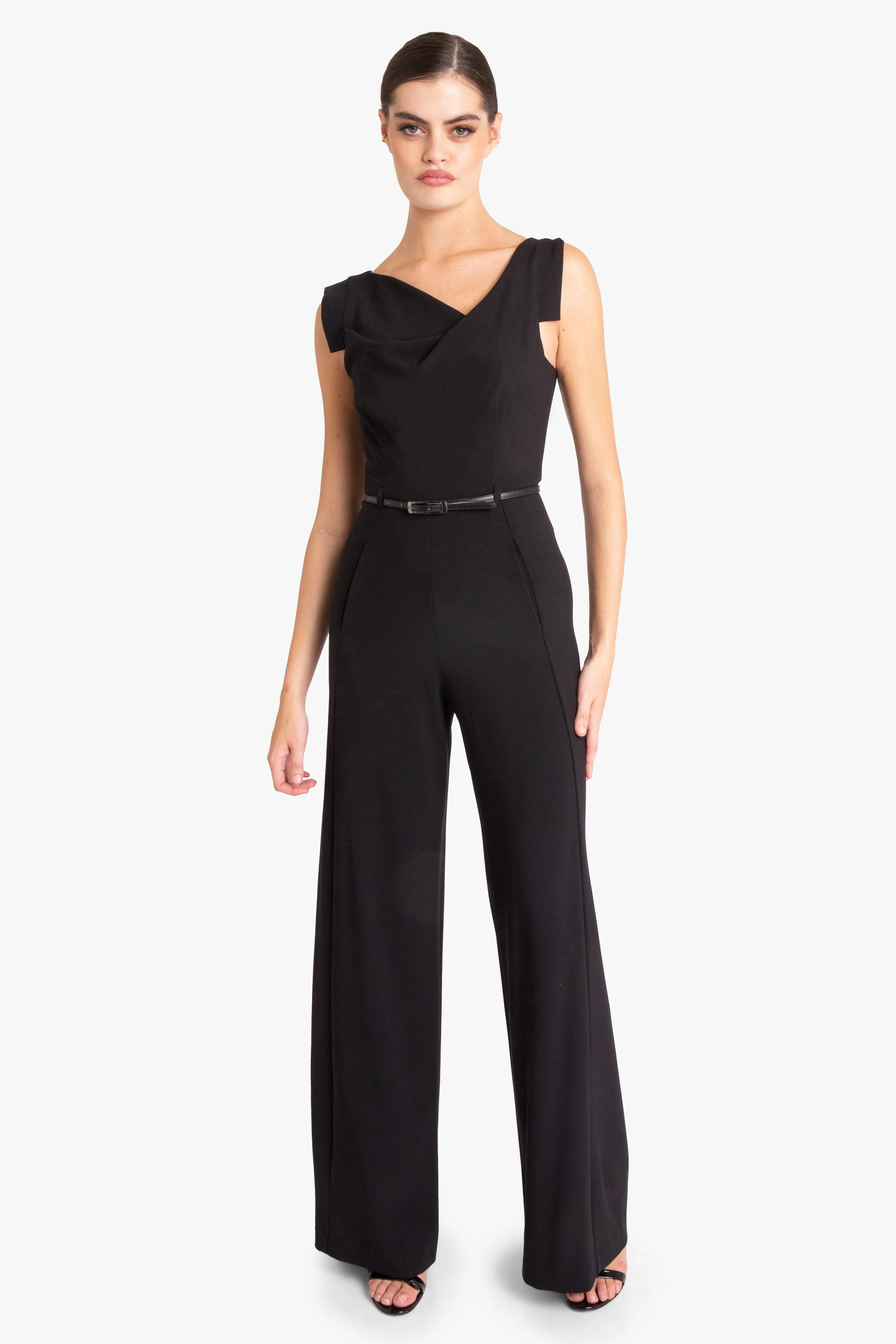Classic Jackie O Jumpsuit sold by Black Halo