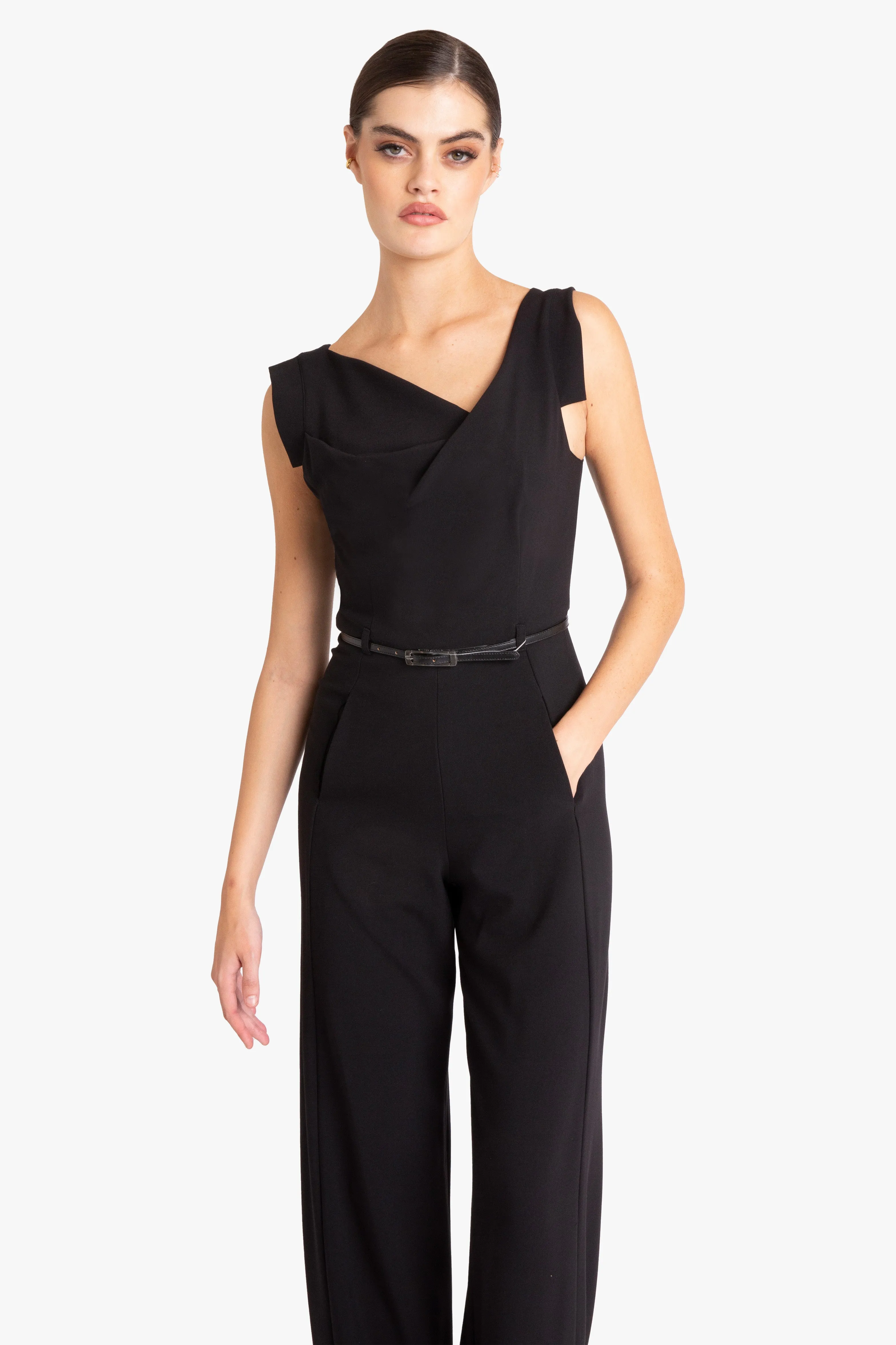 Classic Jackie O Jumpsuit sold by Black Halo product image thumbnail 2