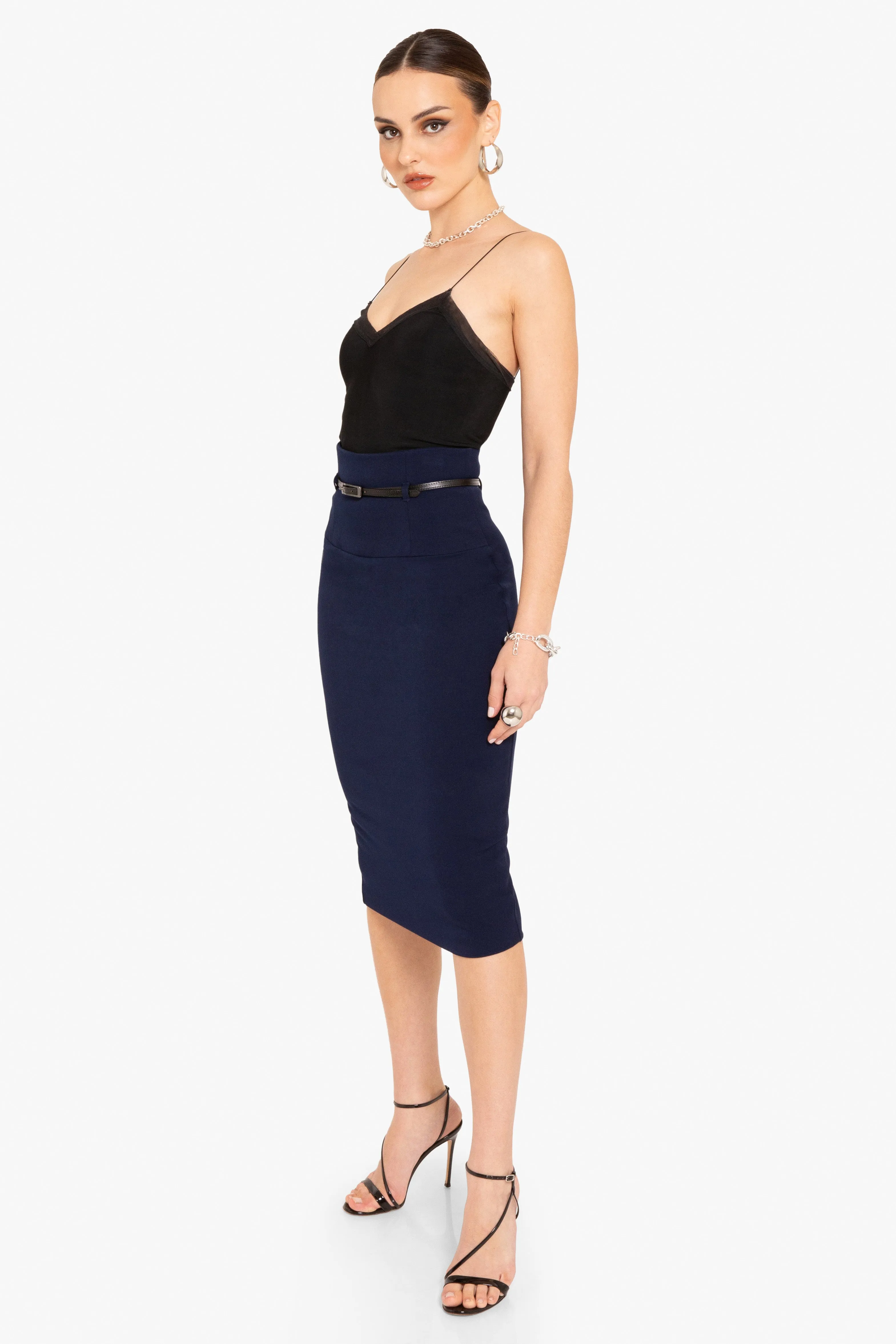Classic Jackie O Skirt sold by Black Halo product image thumbnail 2