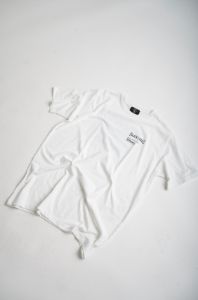 White Barcode Oversized T-Shirt sold by Black Label