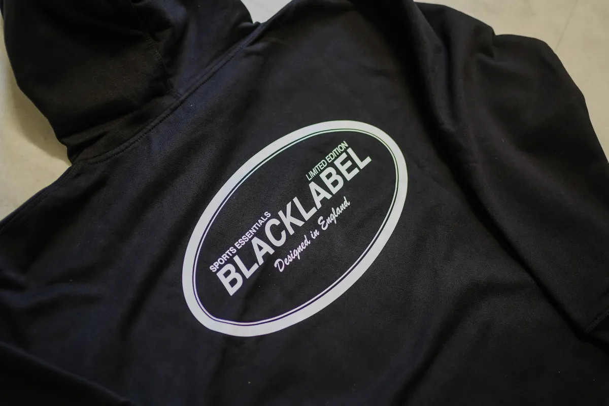 Essentials Hoodie- Black made by Black Label