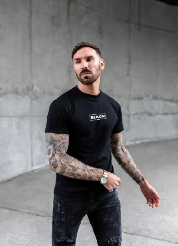 Black Essential Tee sold by Black Label