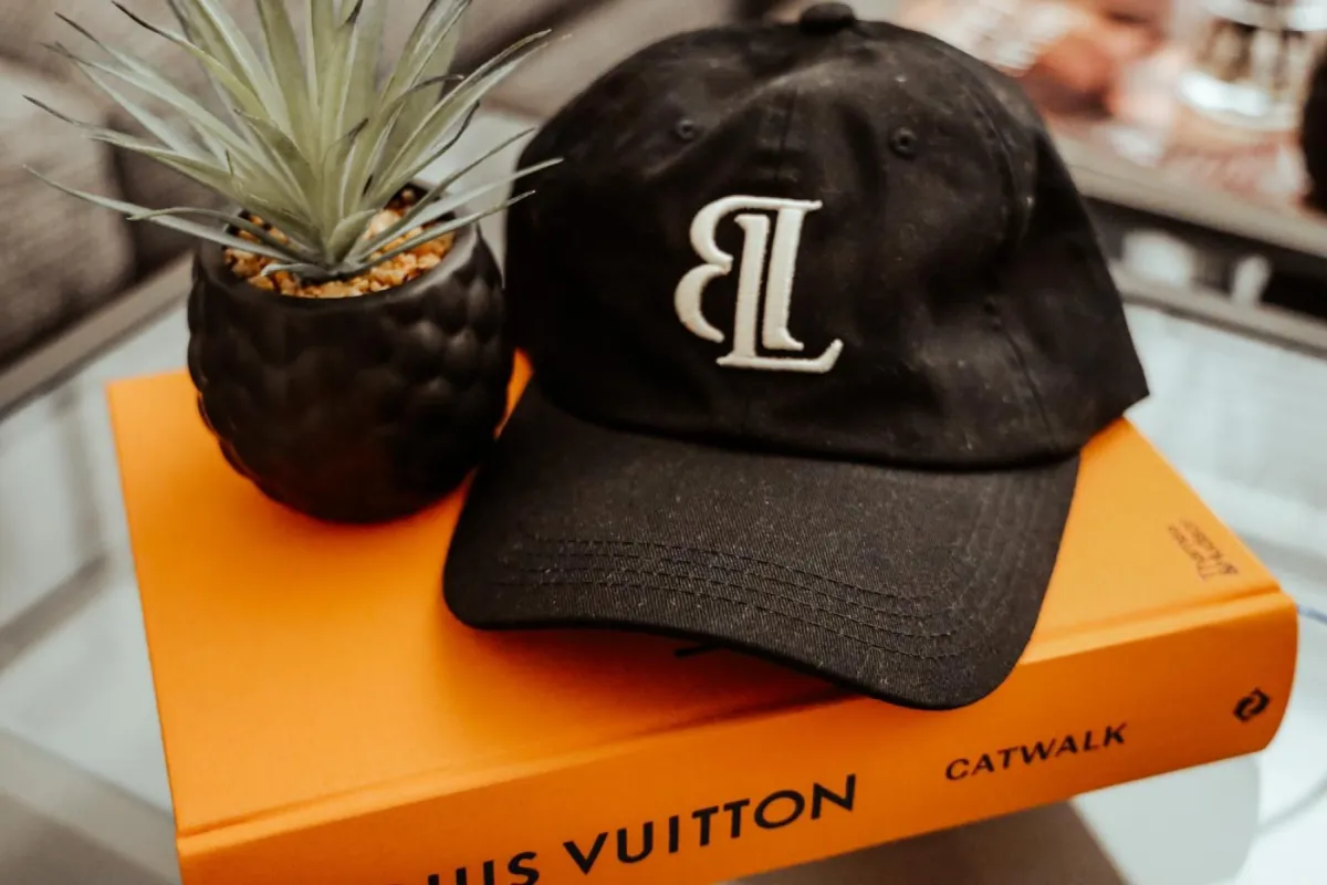 Ecru Logo Baseball Cap sold by Black Label