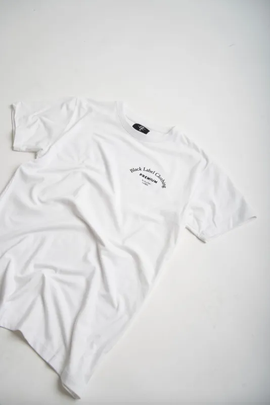 White Premium T-Shirt sold by Black Label