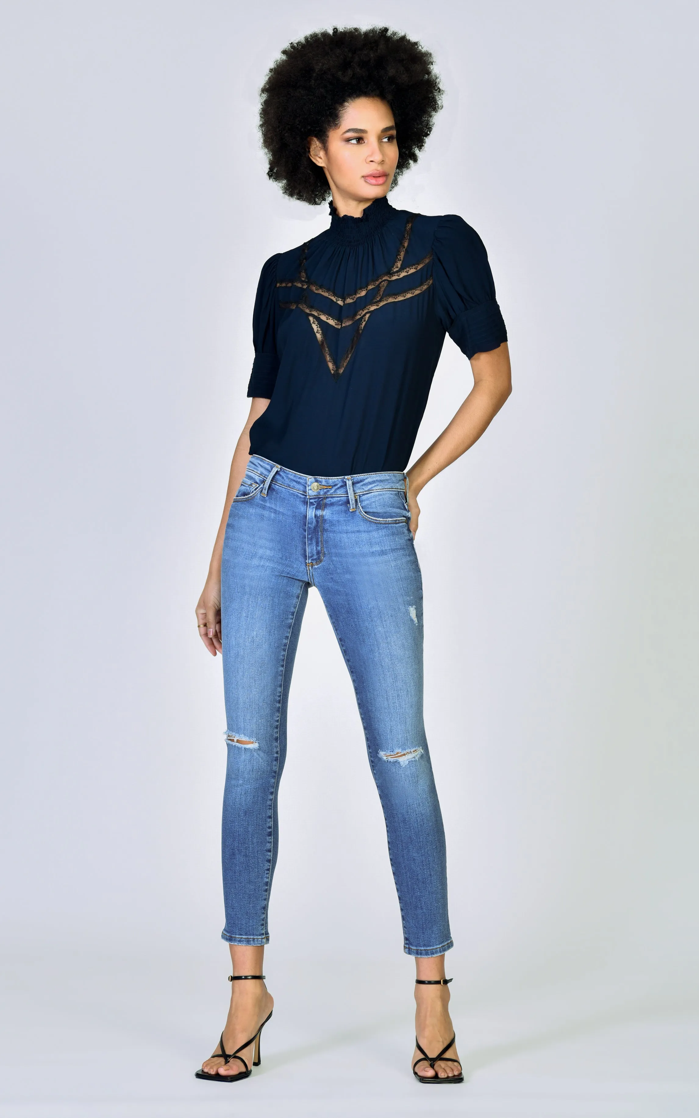 Jude Crop - Blue Your Mind sold by Black Orchid