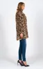 Long Faux Fur Coat - Leopard sold by Black Orchid