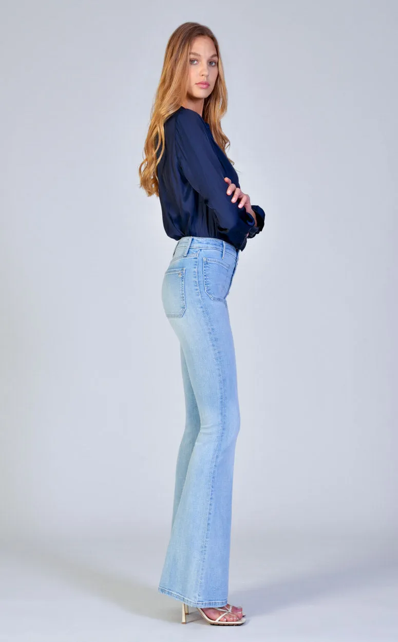 Audrey Patch Pocket Flare - New Sky sold by Black Orchid product image thumbnail 3