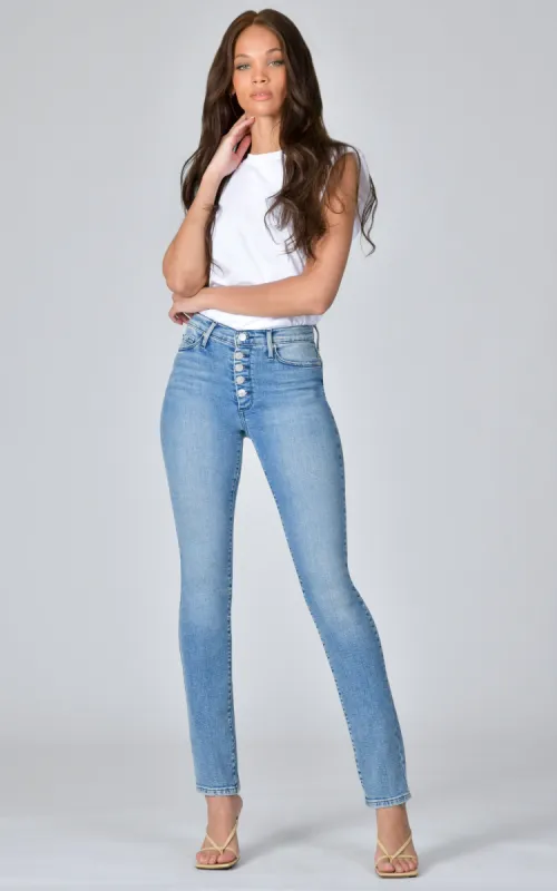 Gigi High Rise Straight Leg - Dream A Little sold by Black Orchid