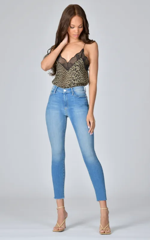 Carmen High Rise Ankle Fray - You'll Never Know sold by Black Orchid