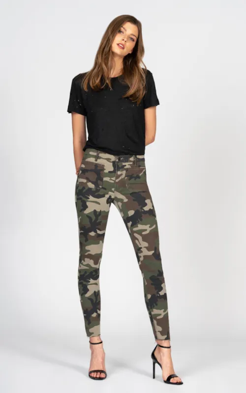 Ava Patch Pocket Skinny - Camo sold by Black Orchid