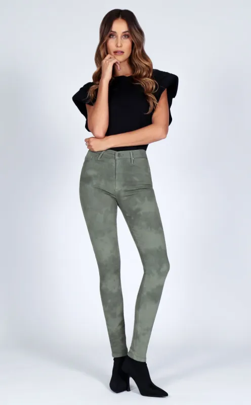 Gisele High Rise Skinny - Seeing Green sold by Black Orchid