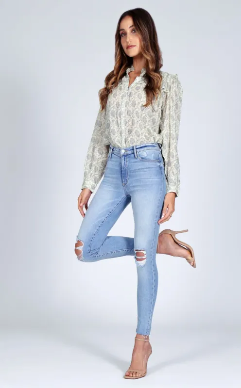 Carmen High Rise Ankle Fray - Someday Never sold by Black Orchid