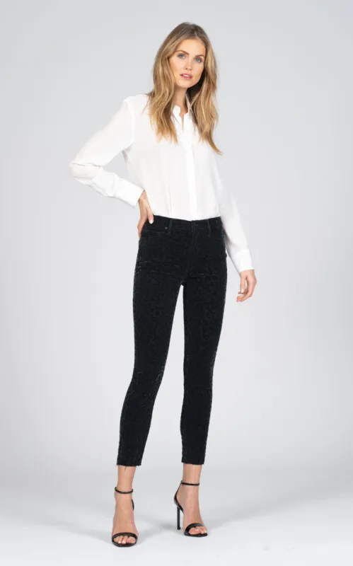 Carmen High Rise Ankle Fray - Soft Leopard sold by Black Orchid