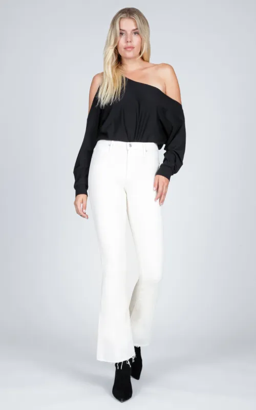 Cayley Ankle Flare - Sweet Cream sold by Black Orchid
