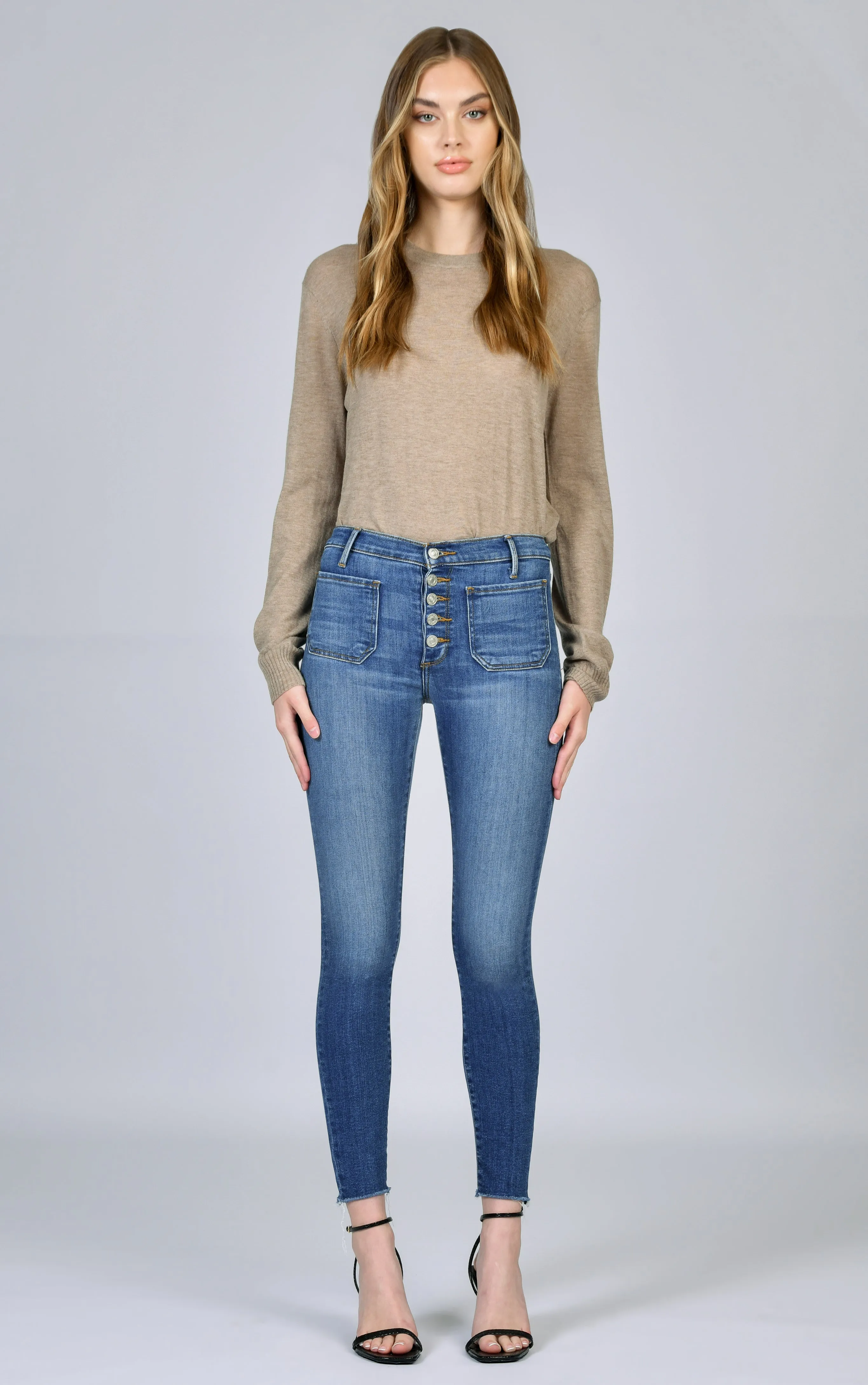 Ava Patch Pocket Skinny - I'm So Excited sold by Black Orchid product image thumbnail 2