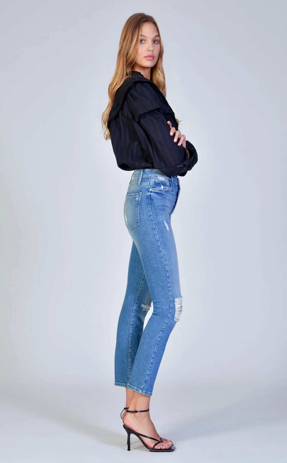 Joan High Waisted Straight - Roll The Dice sold by Black Orchid product image thumbnail 4