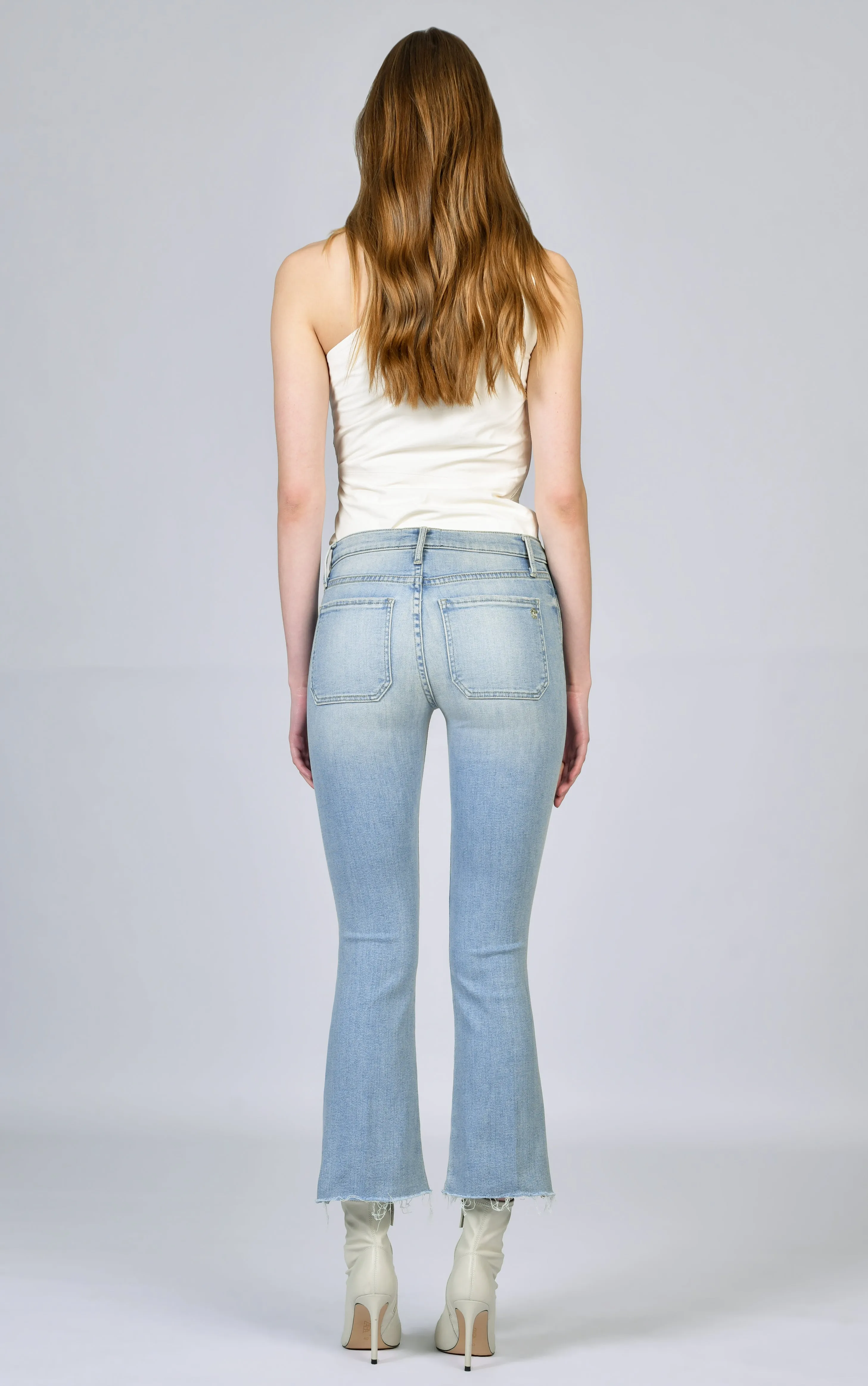 Angelina Patch Pocket Crop Flare - Mykonos sold by Black Orchid product image thumbnail 4