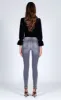 Ava Patch Pocket Skinny - 50 Shades Of Grey sold by Black Orchid