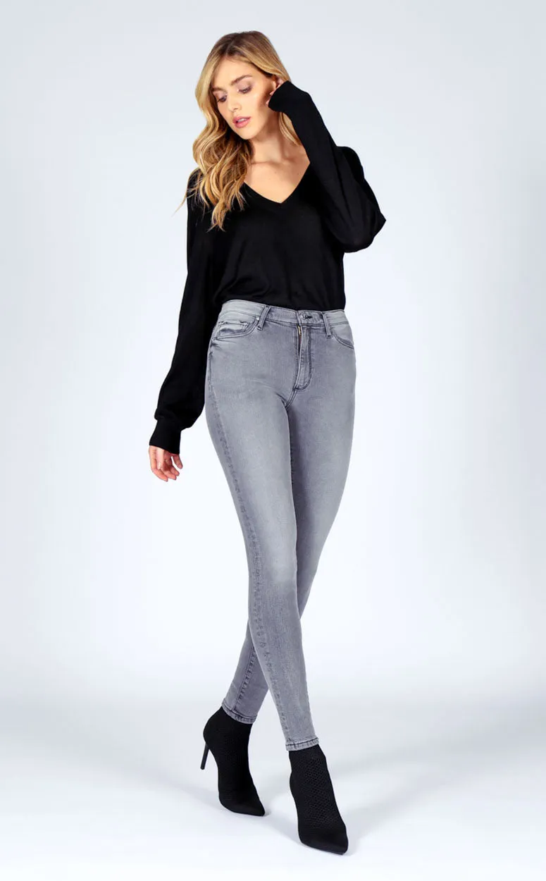 Gisele High Rise Skinny - Smoke sold by Black Orchid
