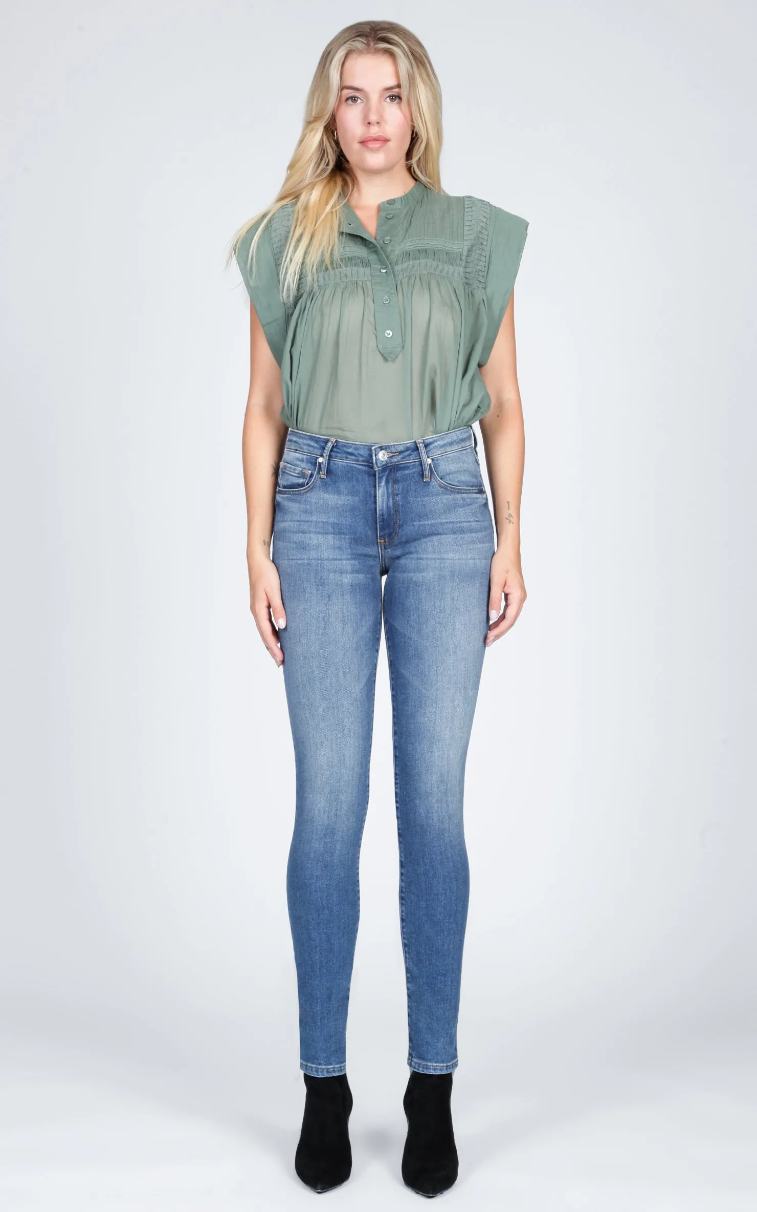 Jude Mid Rise Skinny - Good Times Bad Times sold by Black Orchid product image thumbnail 2