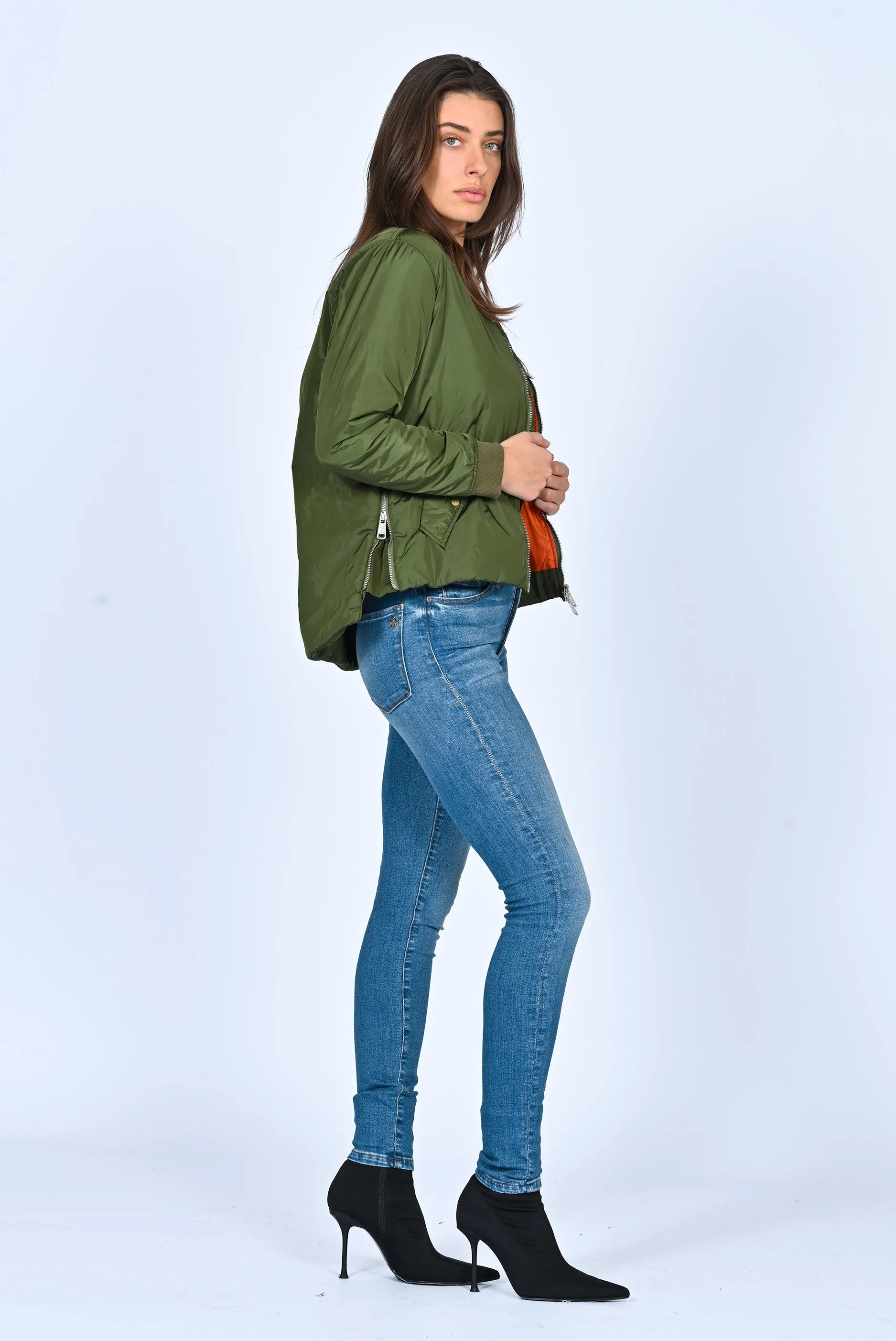 Bomber Jacket Army sold by Black Orchid product image thumbnail 3