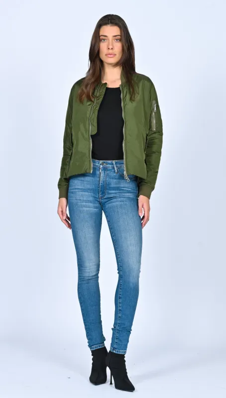 Bomber Jacket Army sold by Black Orchid