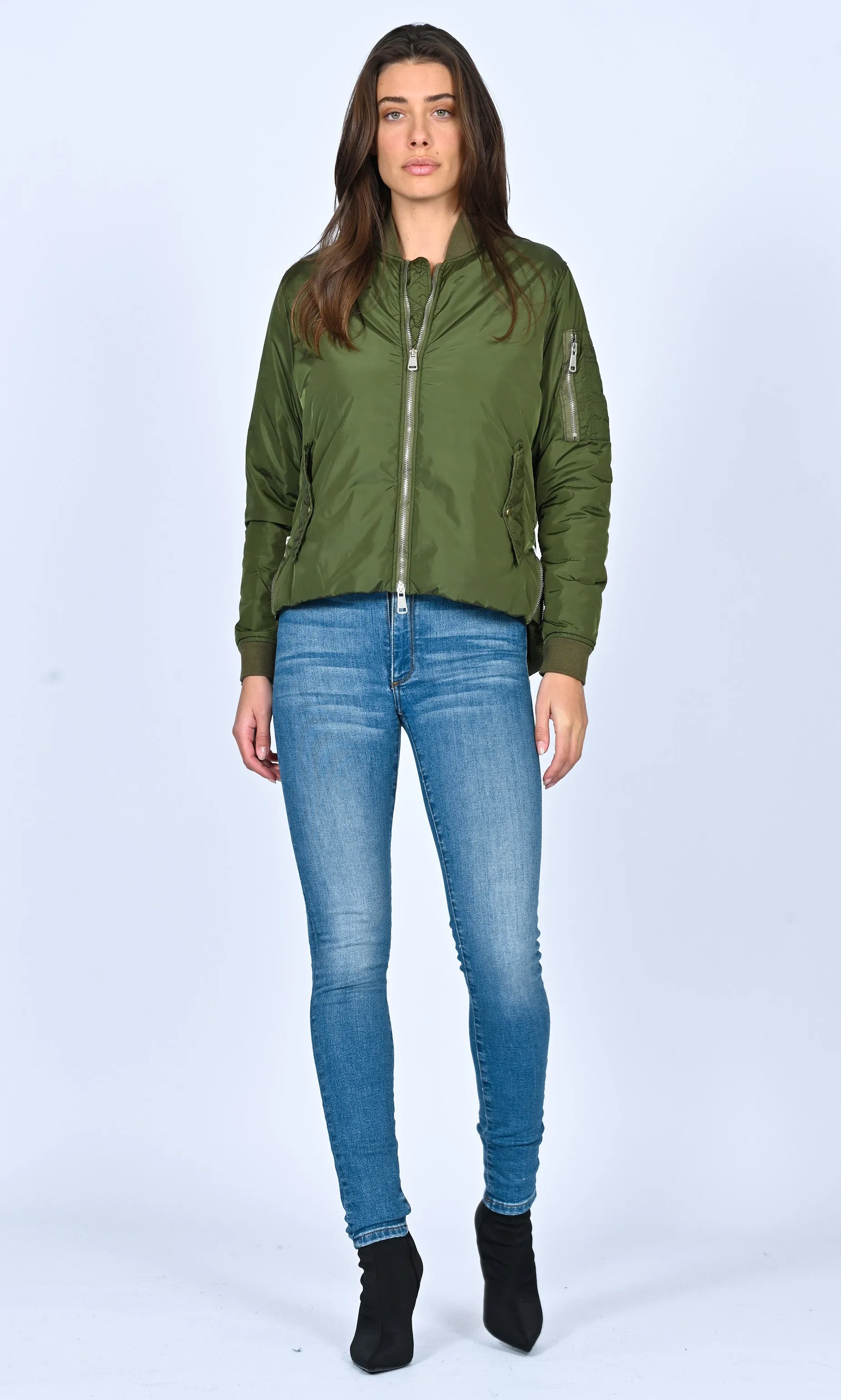Bomber Jacket Army sold by Black Orchid product image thumbnail 2