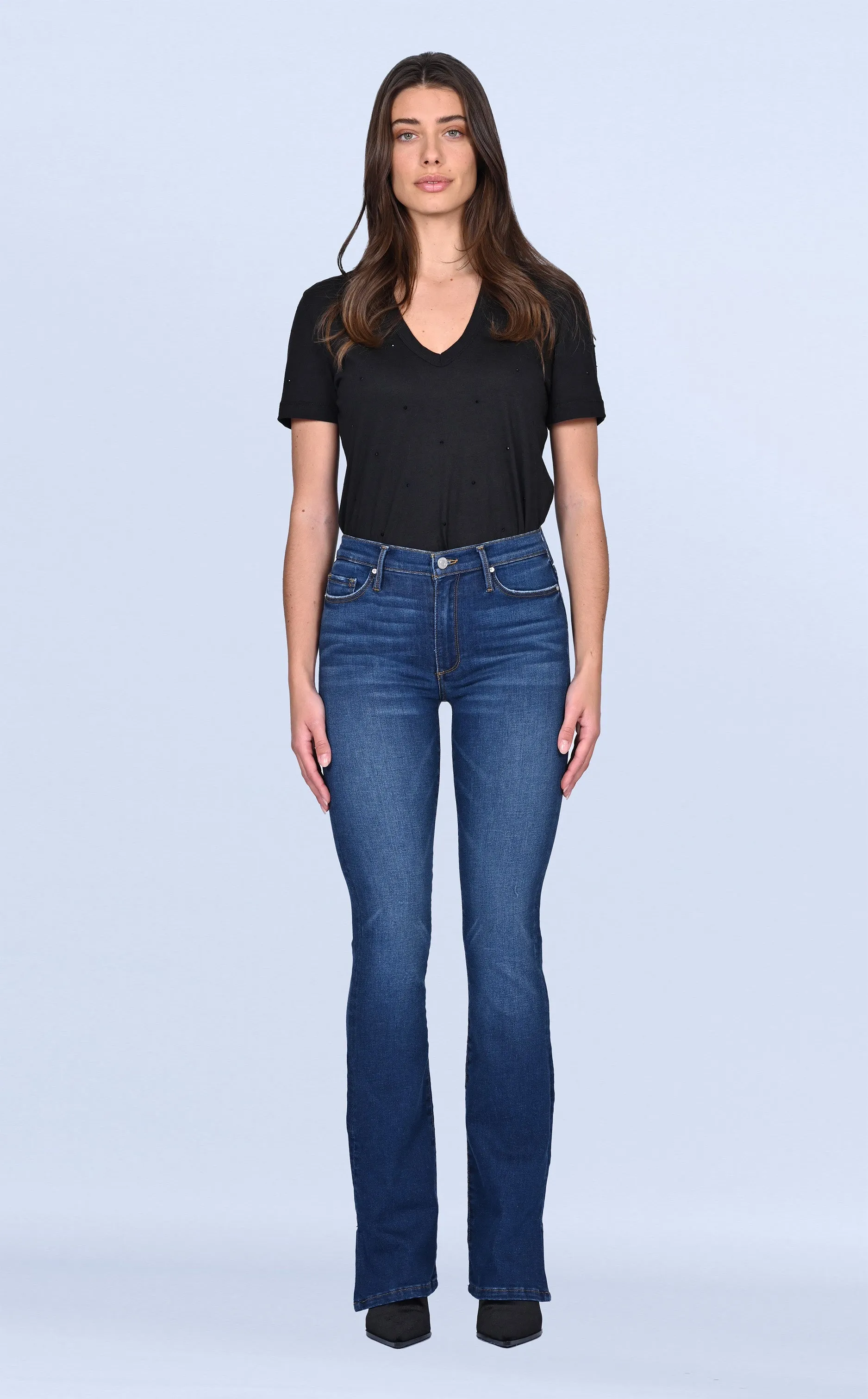 Talissa High Waisted Slice Heel - Make It Rain sold by Black Orchid product image thumbnail 2