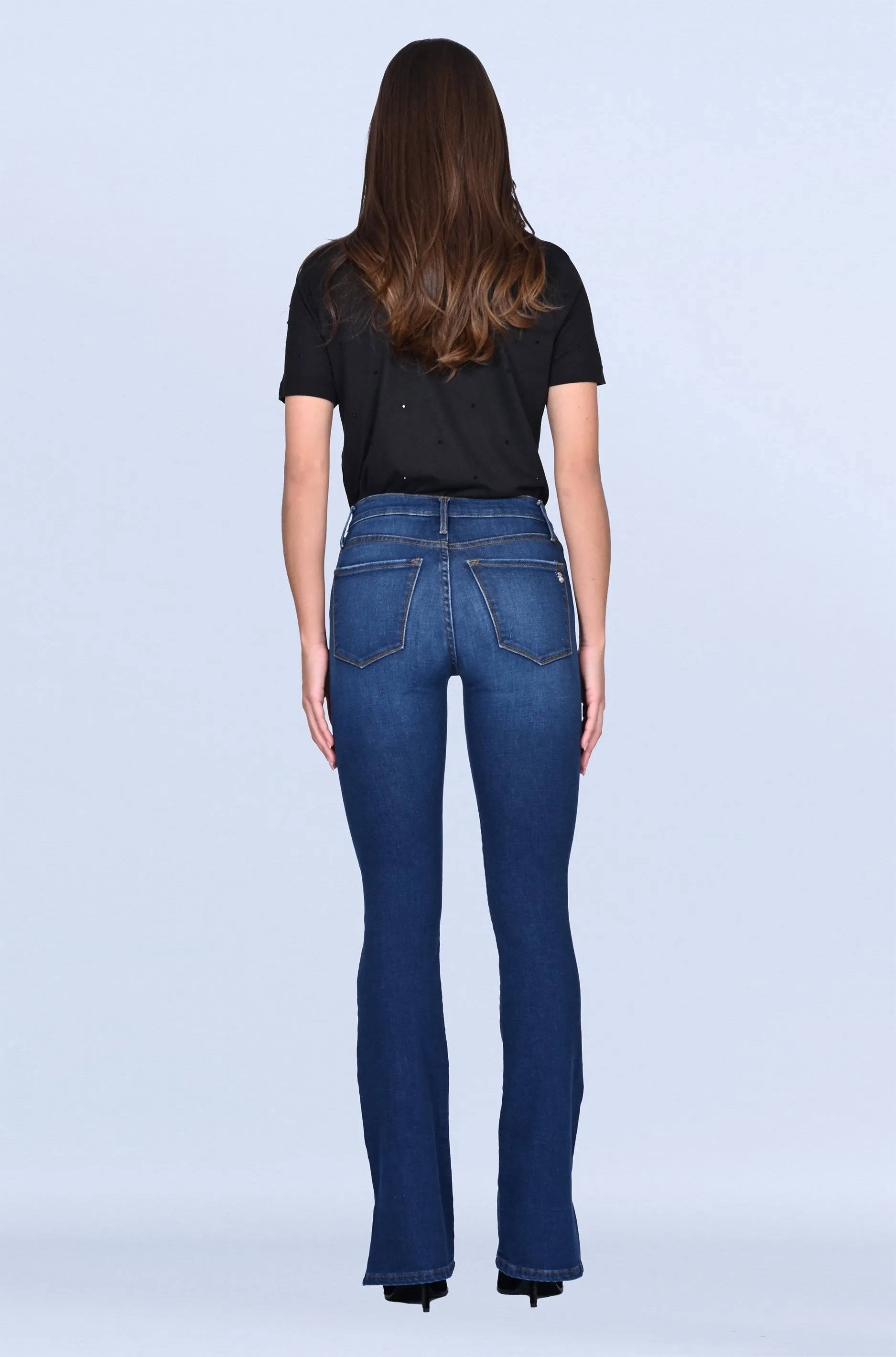 Talissa High Waisted Slice Heel - Make It Rain sold by Black Orchid product image thumbnail 5