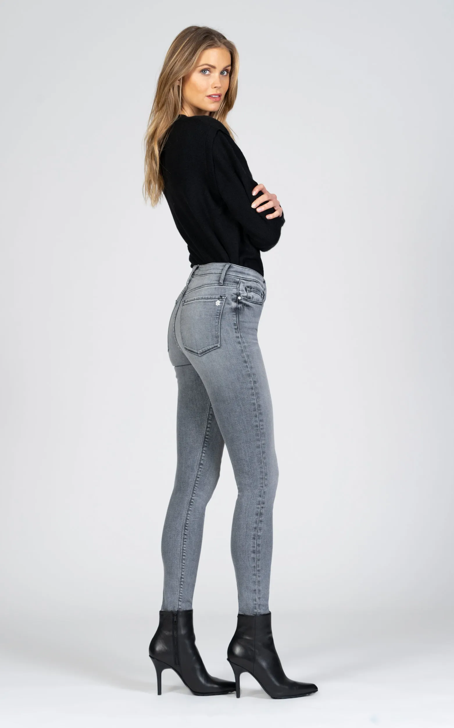 Gisele High Rise Skinny - No Sleep sold by Black Orchid product image thumbnail 5