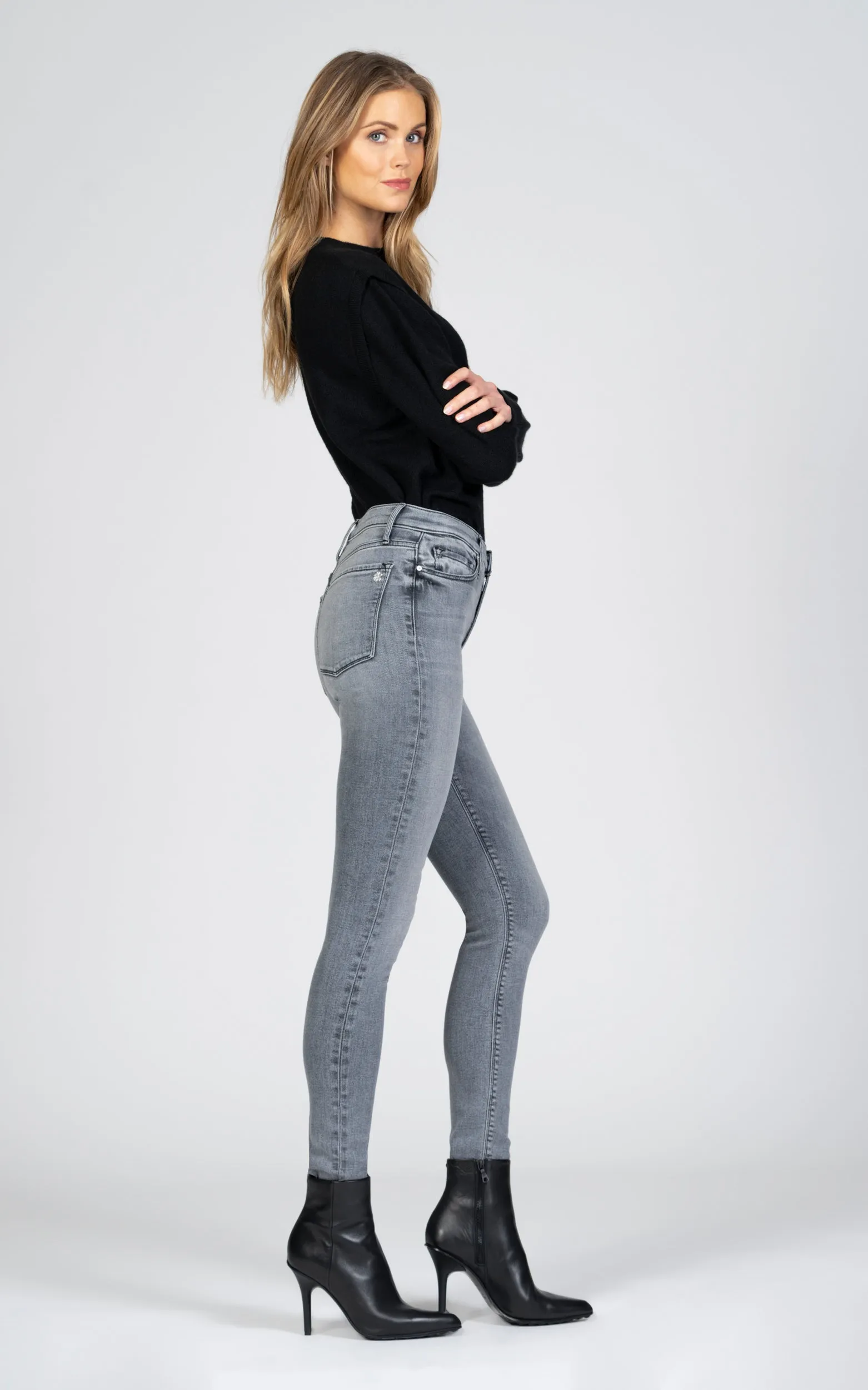 Gisele High Rise Skinny - No Sleep sold by Black Orchid product image thumbnail 4
