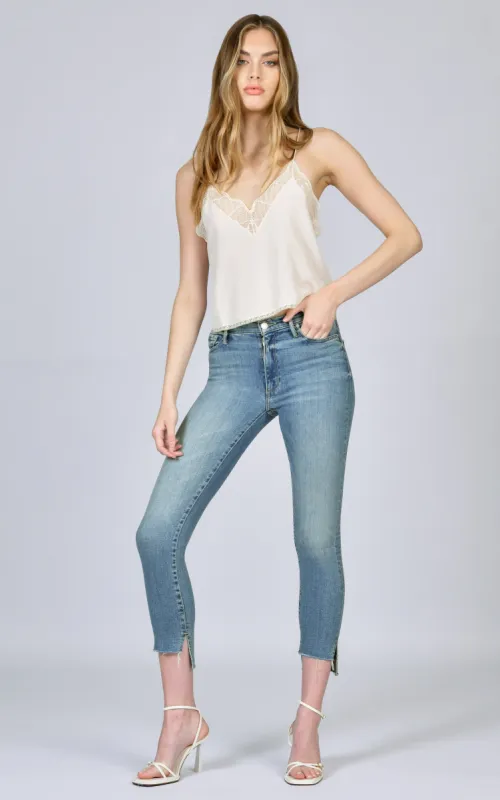 Miranda Off Step High Rise Skinny - Fade Up sold by Black Orchid