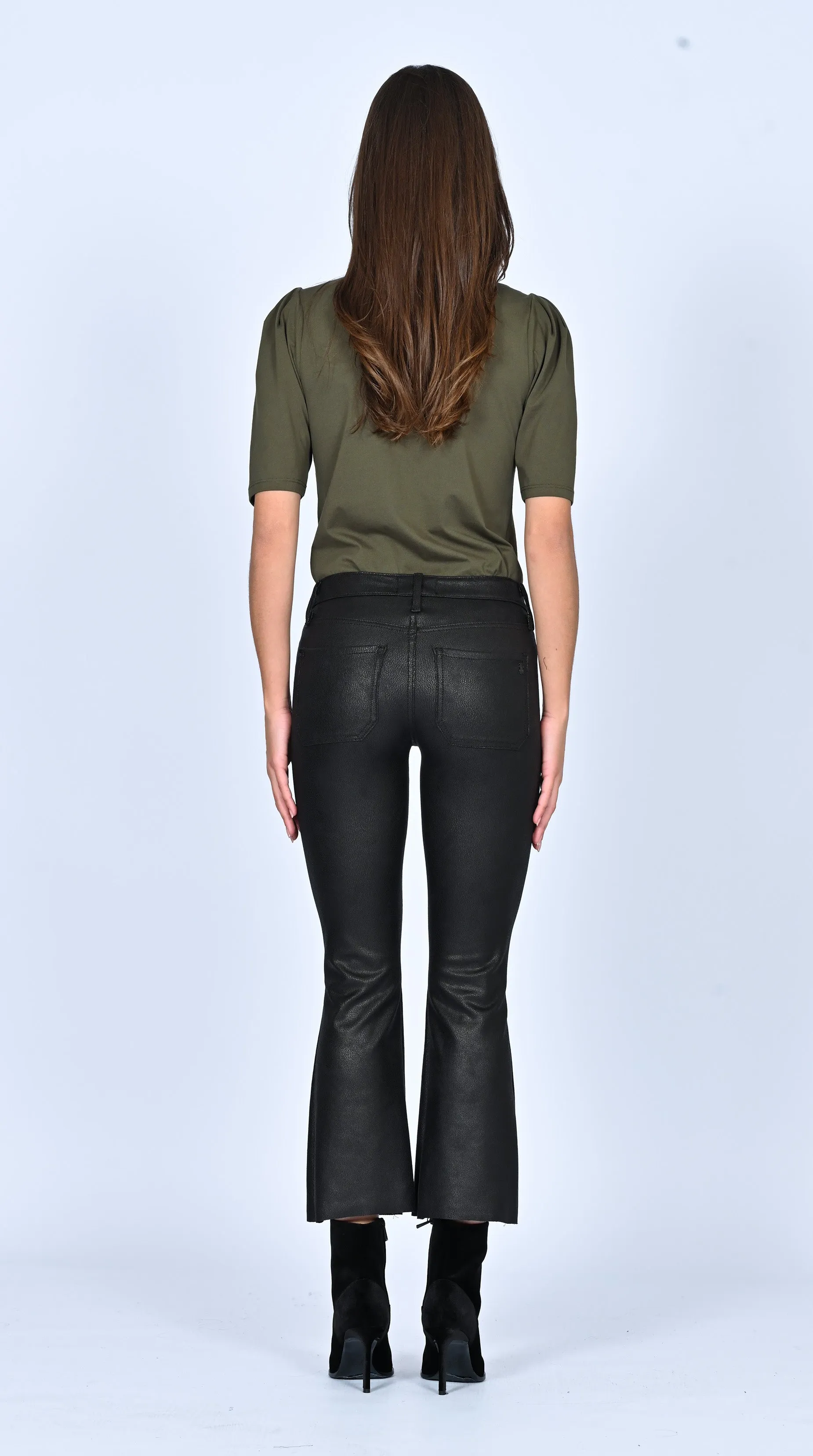 Angelina Patch Pocket Crop Flare - After Dark sold by Black Orchid product image thumbnail 4