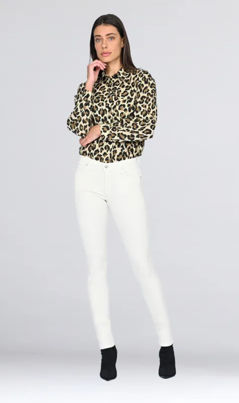 Jude Mid Rise Skinny - Sweet Cream sold by Black Orchid