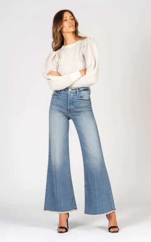 Jill High Waisted Wide Leg - Throw It Back sold by Black Orchid