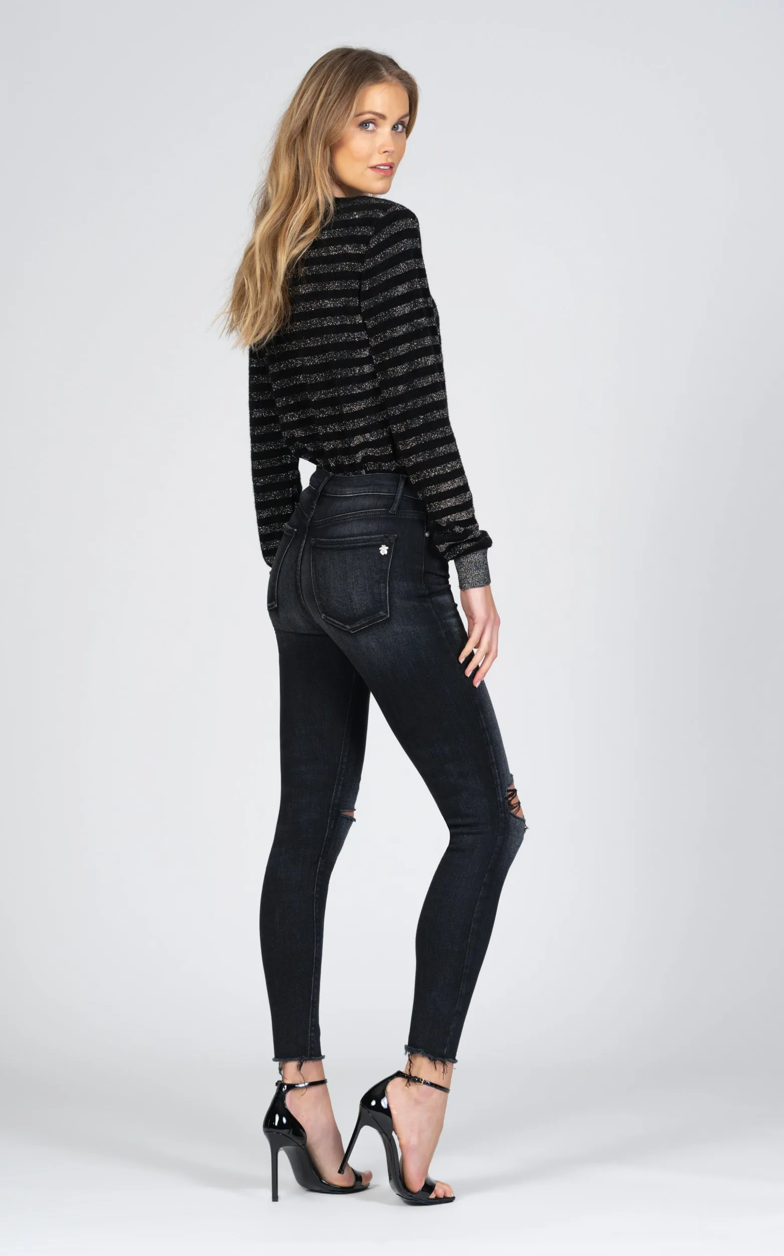 Carmen High Rise Ankle Fray - Wait A Minute sold by Black Orchid product image thumbnail 3